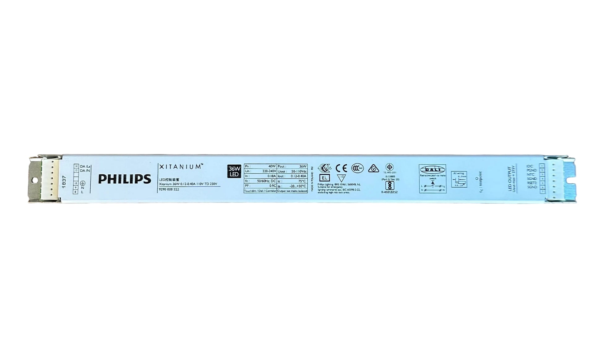 Philips 929000852203 Xitanium 36W 0.12-0.40A 110V TD 230V - LED Retro