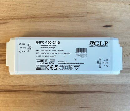 GTPC-100-24-D 100W 24V 1.4-4.2A Triac Dimmable LED Driver - LED Retro