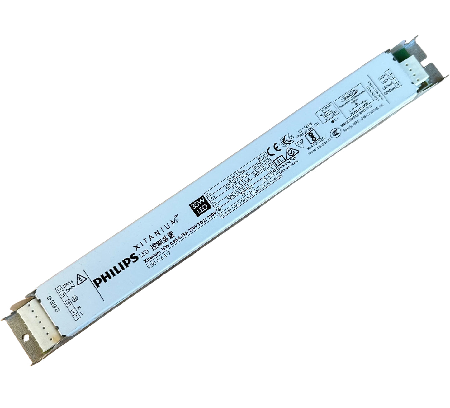 Philips 929001681706 XITANIUM 35W 0.08-0.35A 220V TD21 230V - LED Spares
