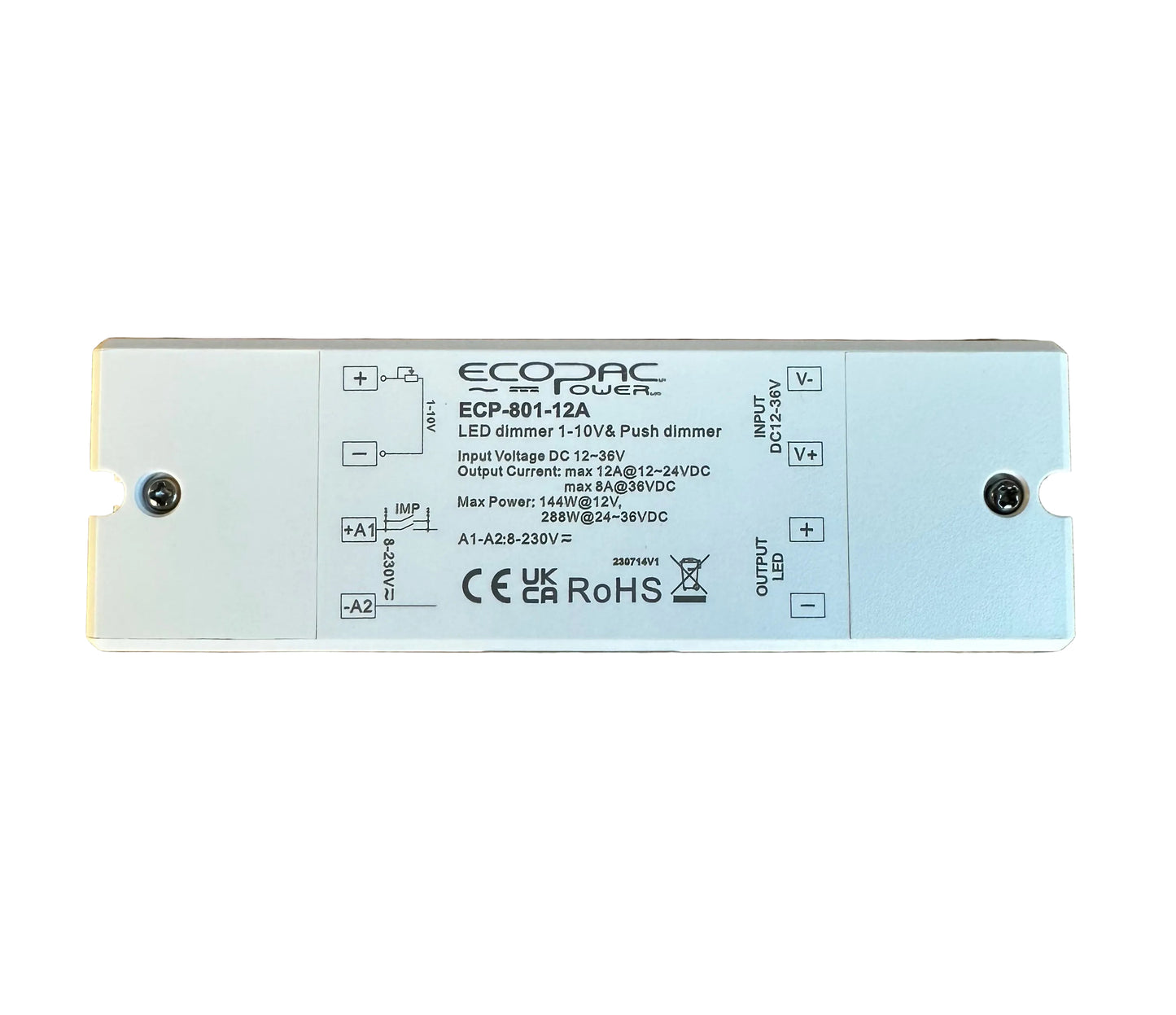 Ecopac LED 1-10V Dimming Interface ECP-801-12A - LED Retro