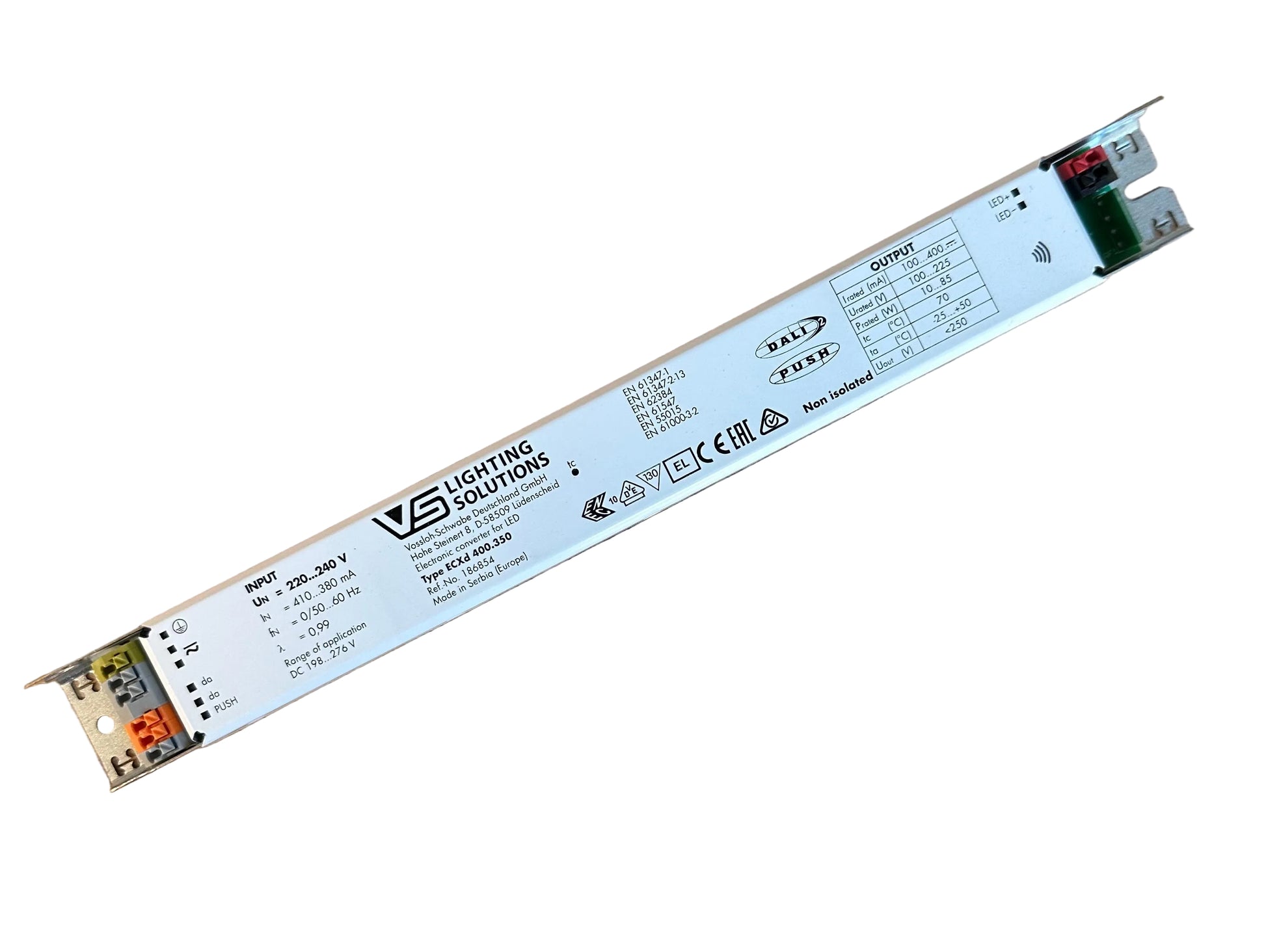 Vossloh-Schwabe ECXd 400.350 186854 10-85W 100-400mA DALI LED Driver - LED Retro