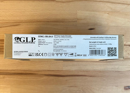 GLP GTMC-100-24-D 100W 4.2A 24V IP67 Triac Dimmable LED Power Supply - LED Retro