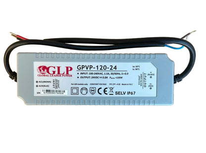 GLP GPVP-120-24 120W 24V/5A CV IP67 LED Power Supply - LED Retro