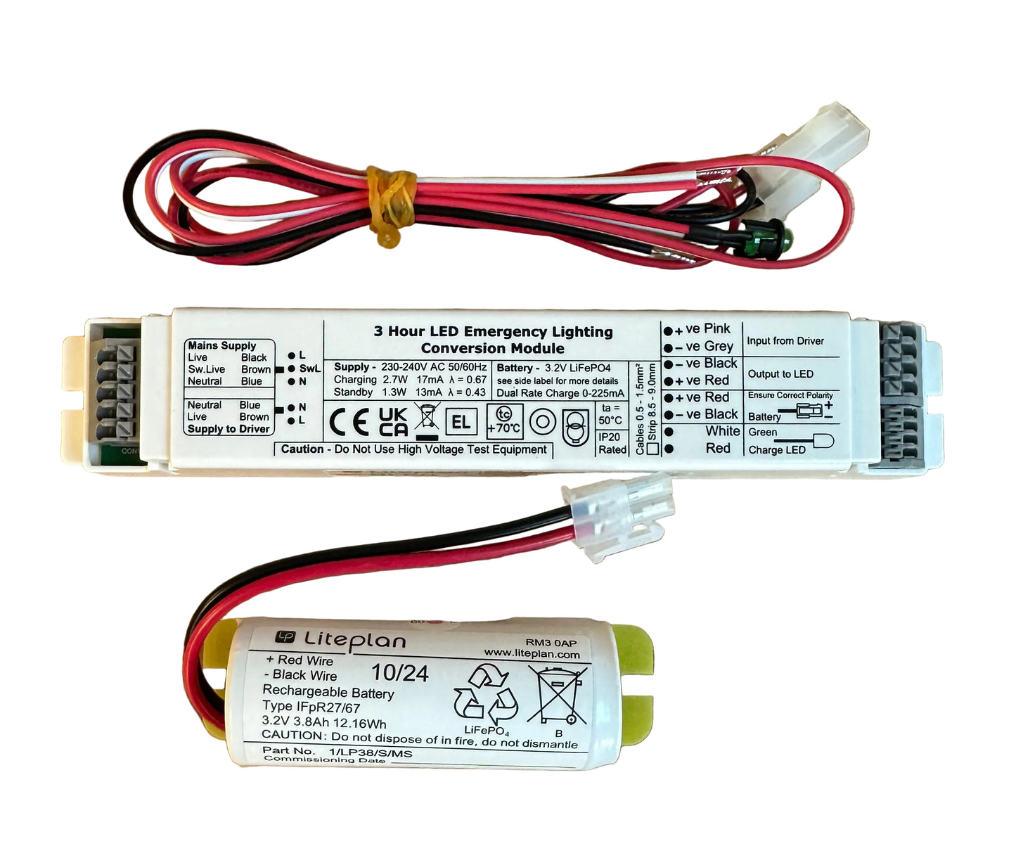 Liteplan NLP/1-K LED Emergency Kit - LED Retro