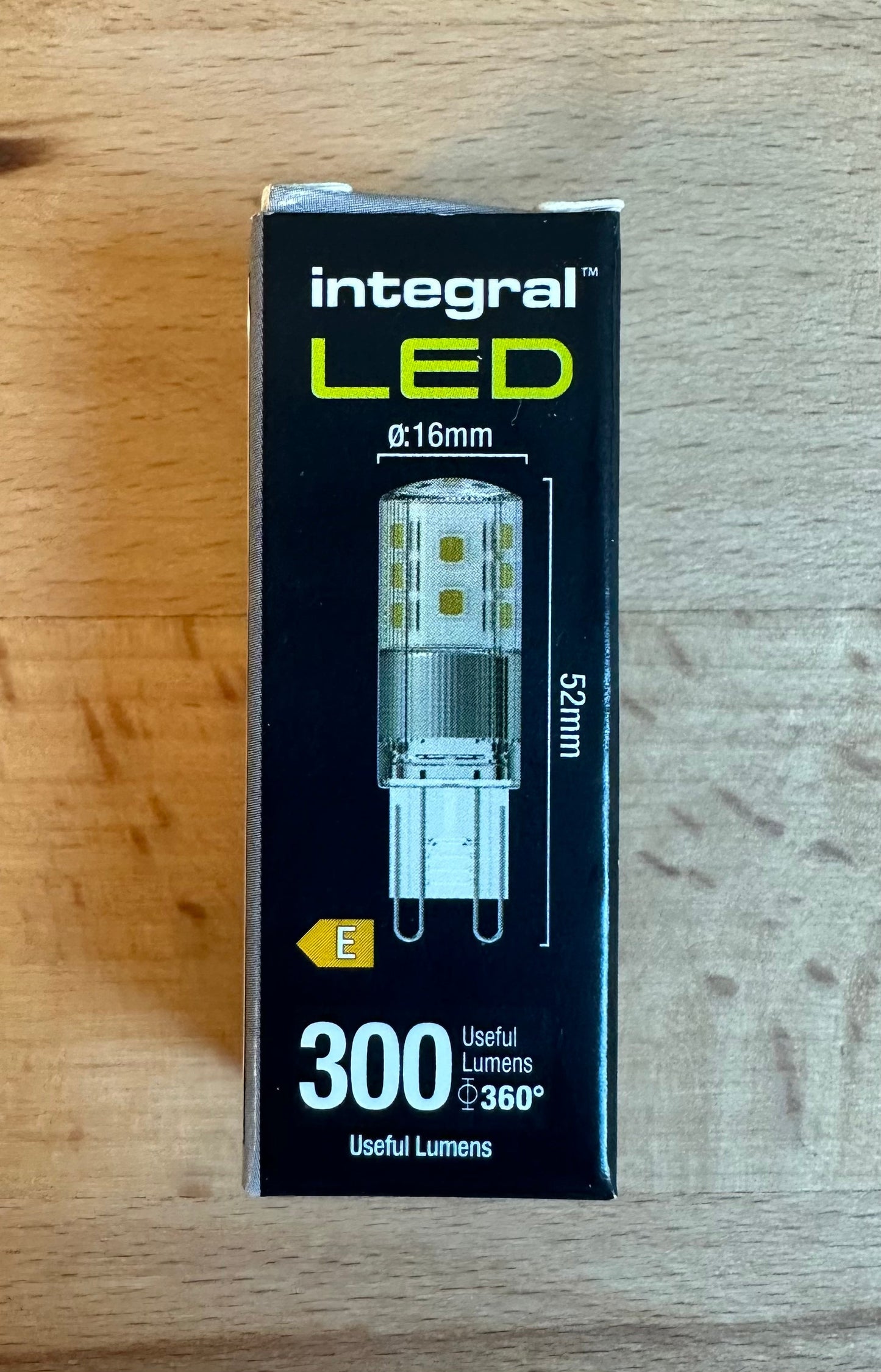 Integral G9 300lm 2.7W 4000K Dimmable LED Bulb - LED Retro