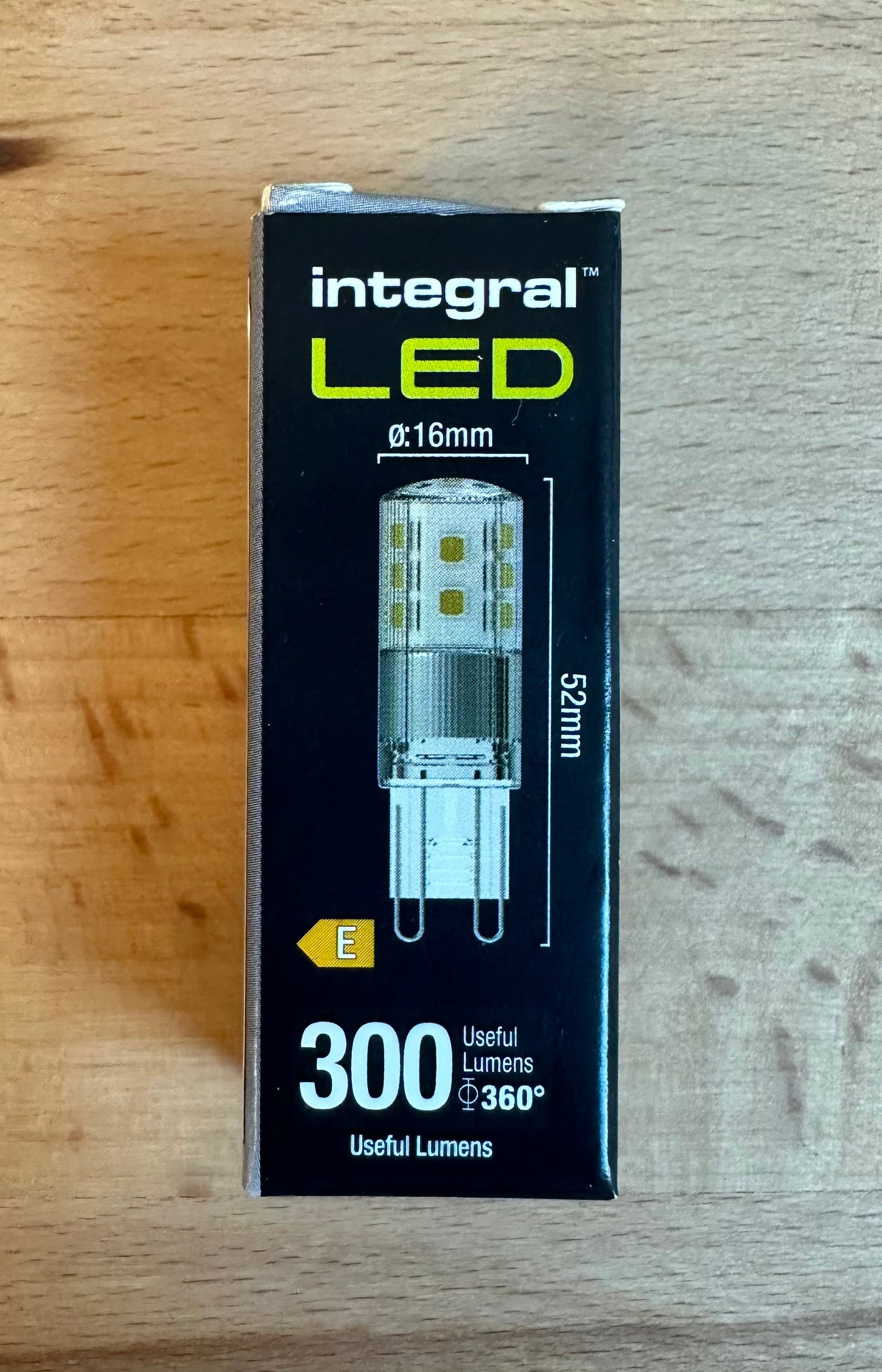 Integral G9 300lm 2.7W 4000K Dimmable LED Bulb - LED Retro
