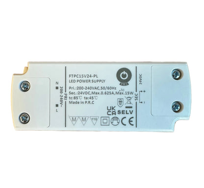 POS Power FTPC15V-24-PL 15W 24V/0.625A LED Power Supply - LED Retro