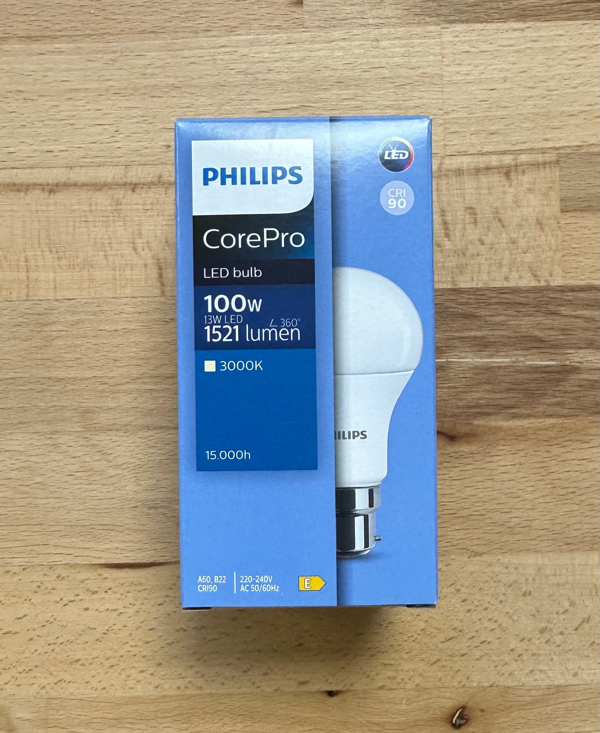 Philips CorePro LED 13W = 100W B22 GLS/A60 930 - 3000K - 929003004099 - LED Retro