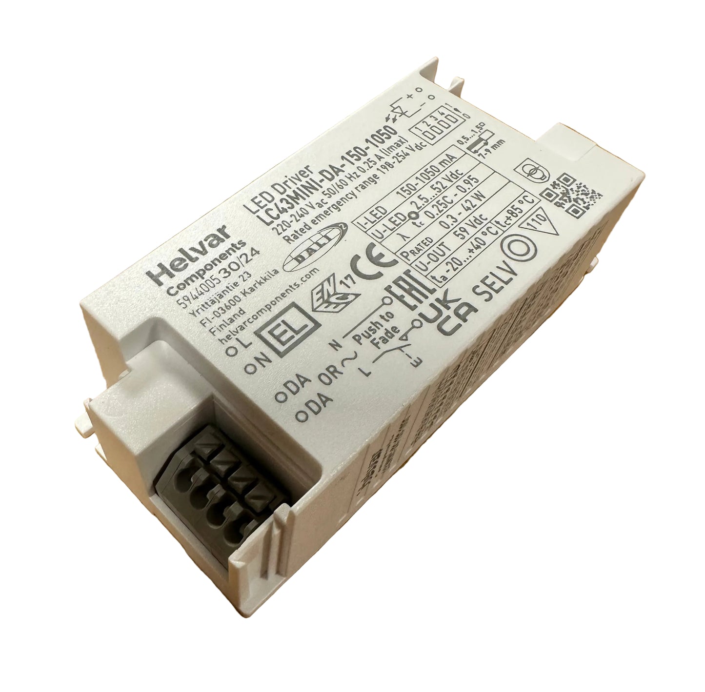 Helvar LC43MINI-DA-150-1050 - 5944095 DALI-2 LED Driver - LED Retro