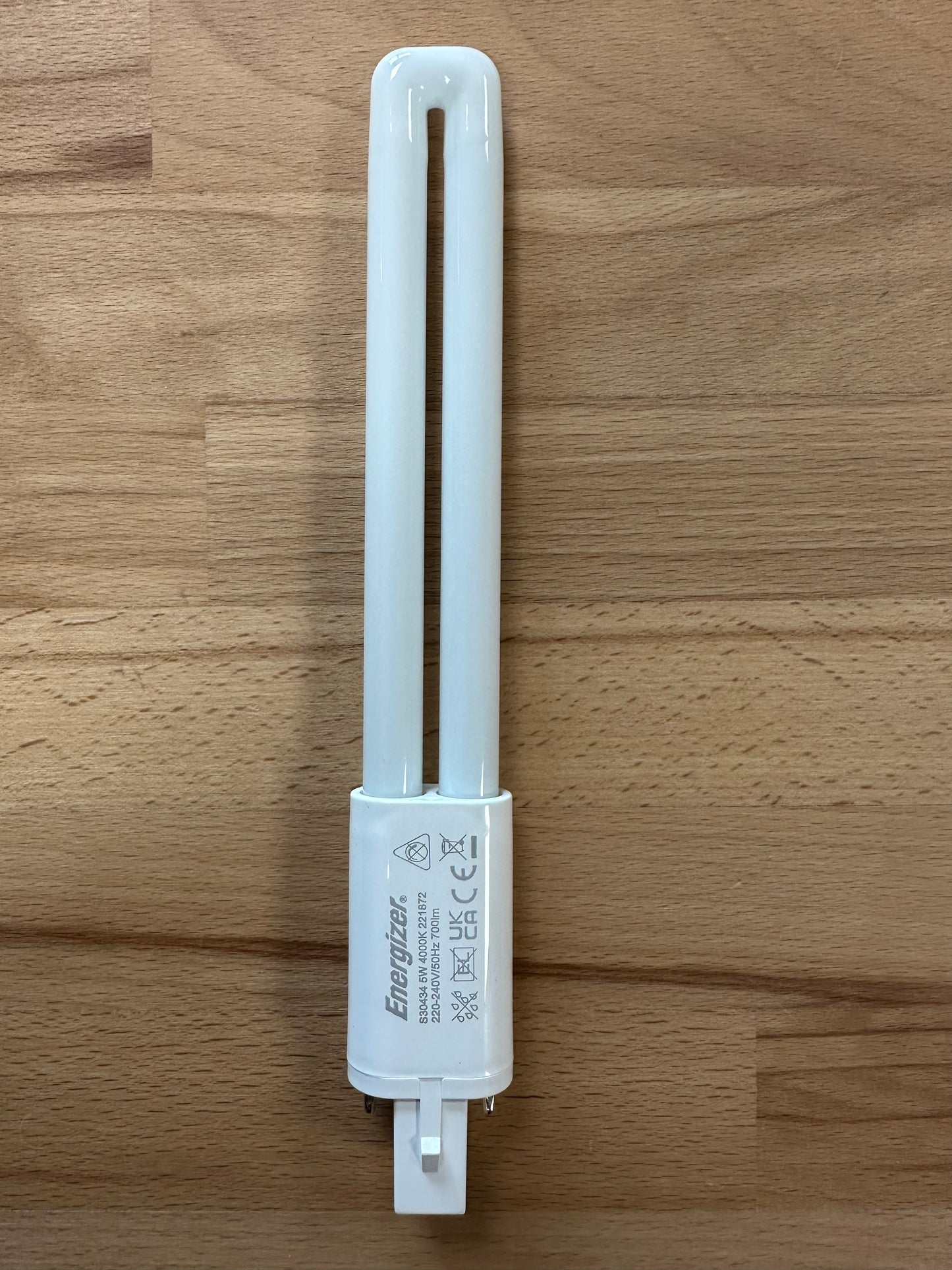 Energizer 5W=11W LED PLS G23 2Pin 700lm (Cool White) - S30434 - LED Retro