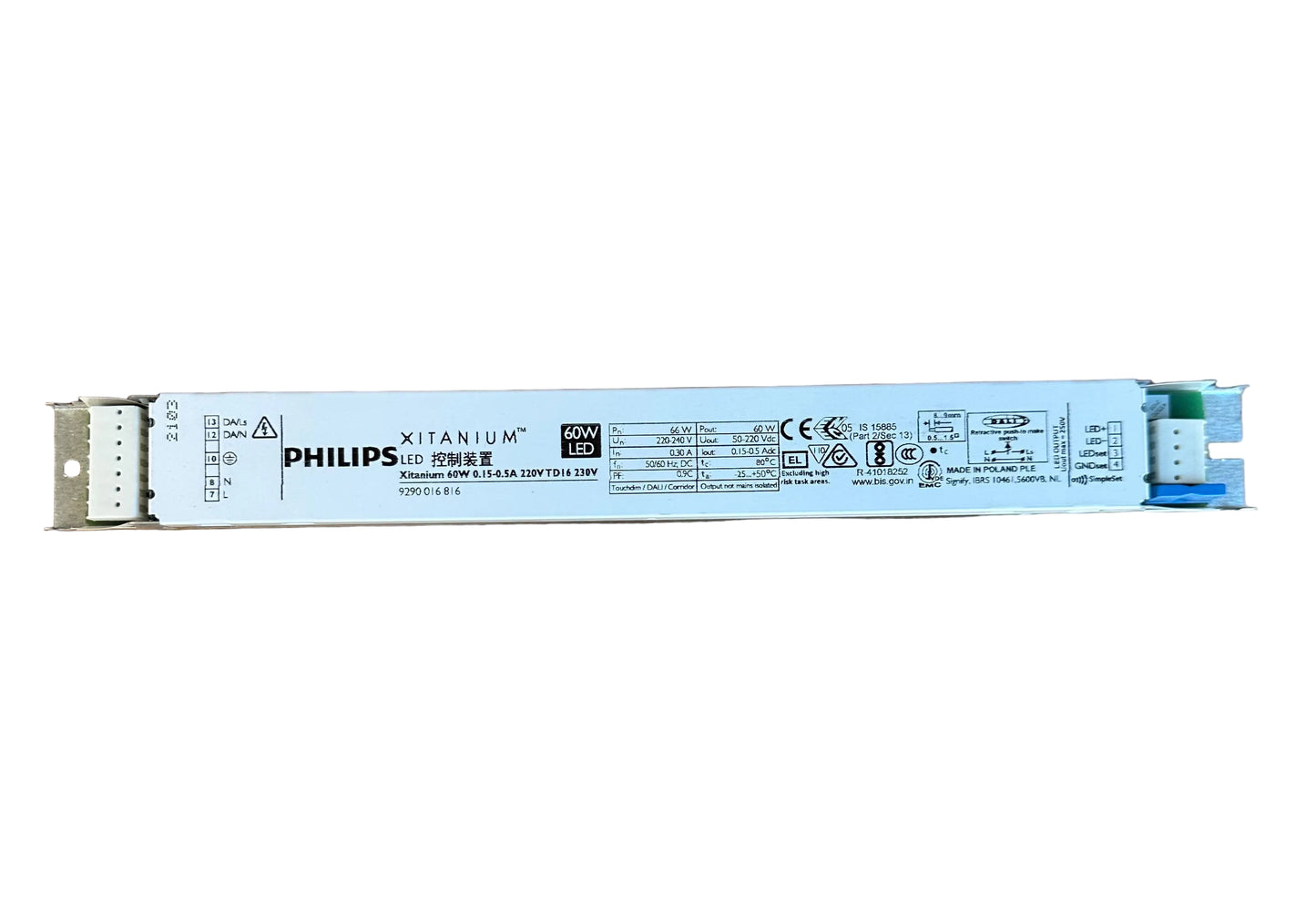 Philips 929001681606 Xitanium 60W 0.15-0.5A 220V TD16 230V - LED Retro