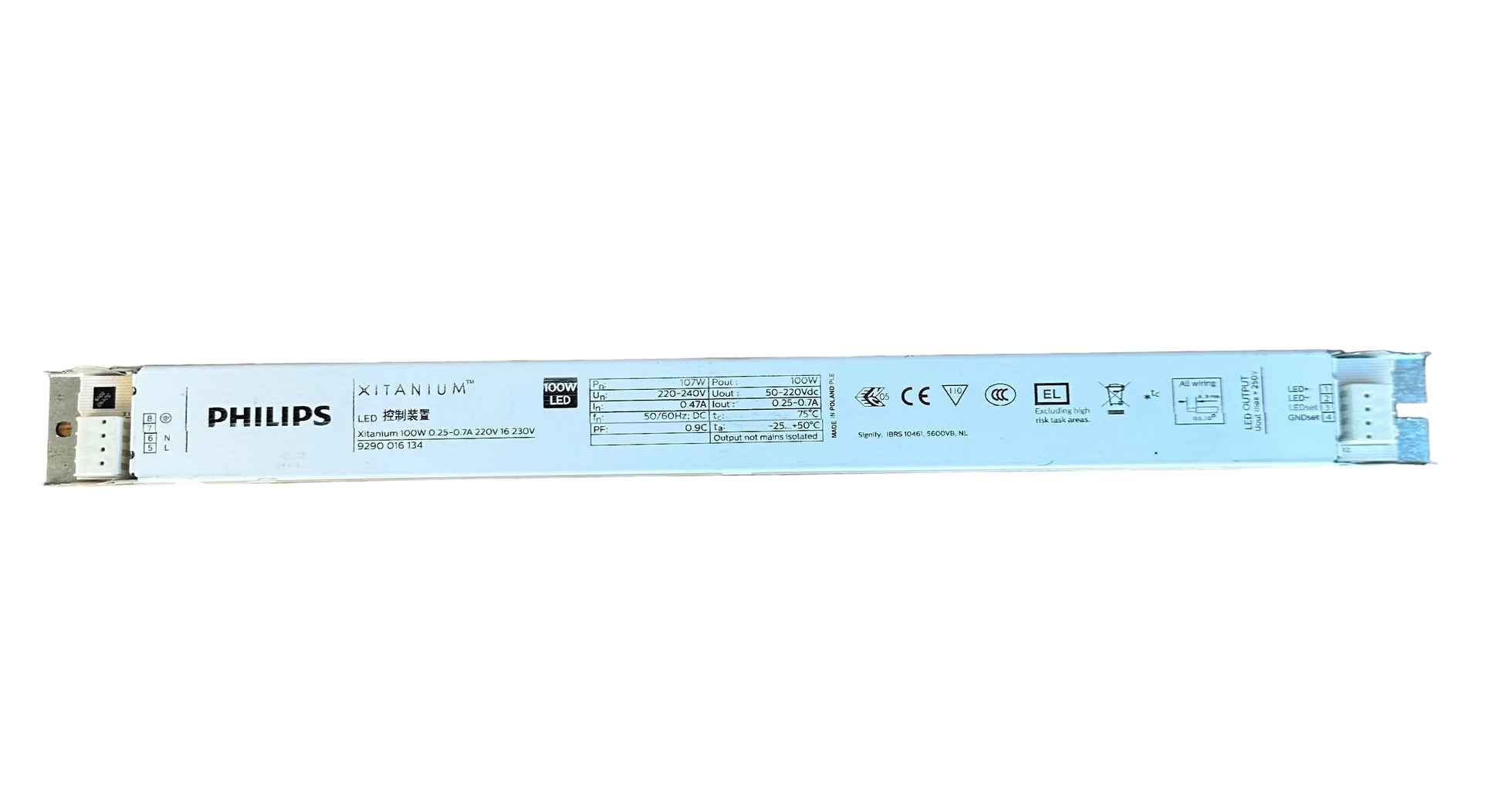 Philips 929001613406 Xitanium 100W 0.25-0.7A 220V 16 230V - LED Retro