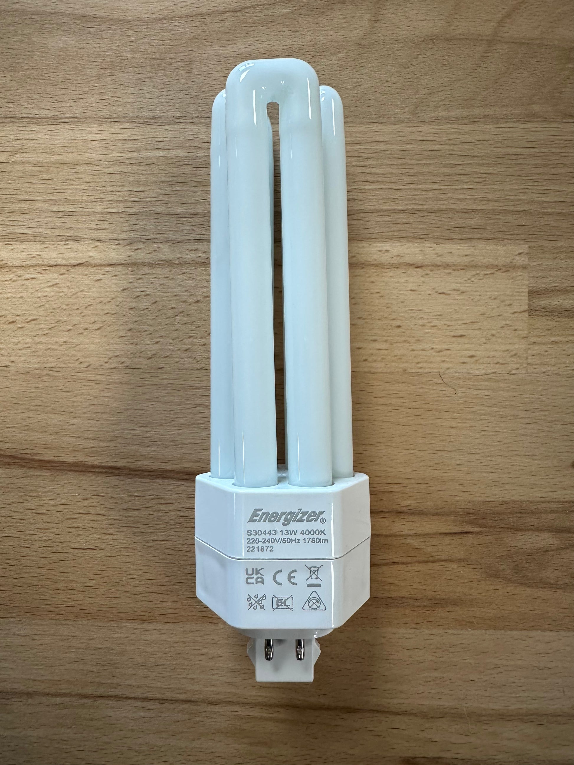 Energizer 13W=42W LED PLT (PL-T) GX24q-4 4Pin 1780lm 4000K (Cool White) - S30443 - LED Retro