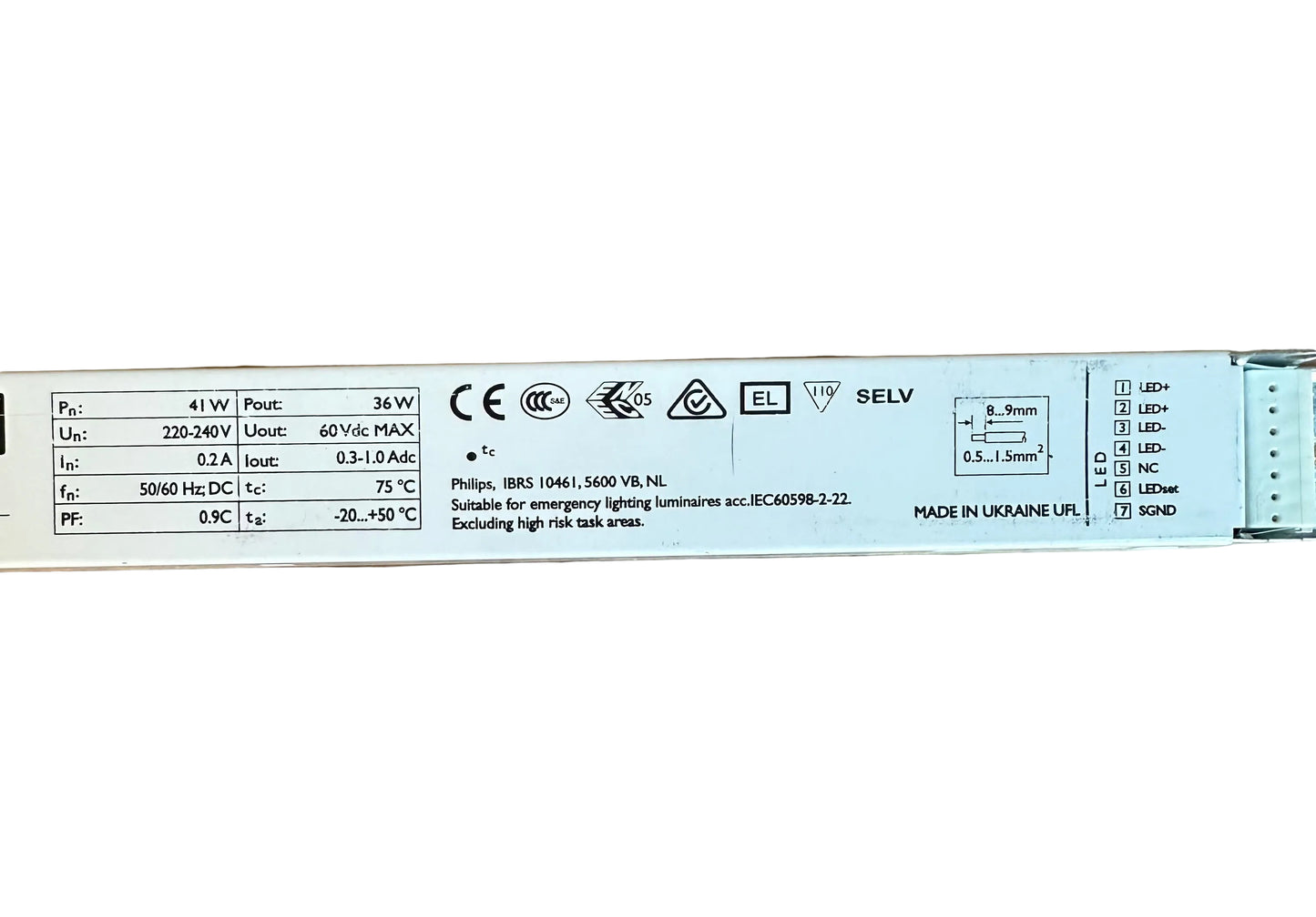 Philips 929000958706 Xitanium 36W 0.3-1A 54V 230V - LED Retro