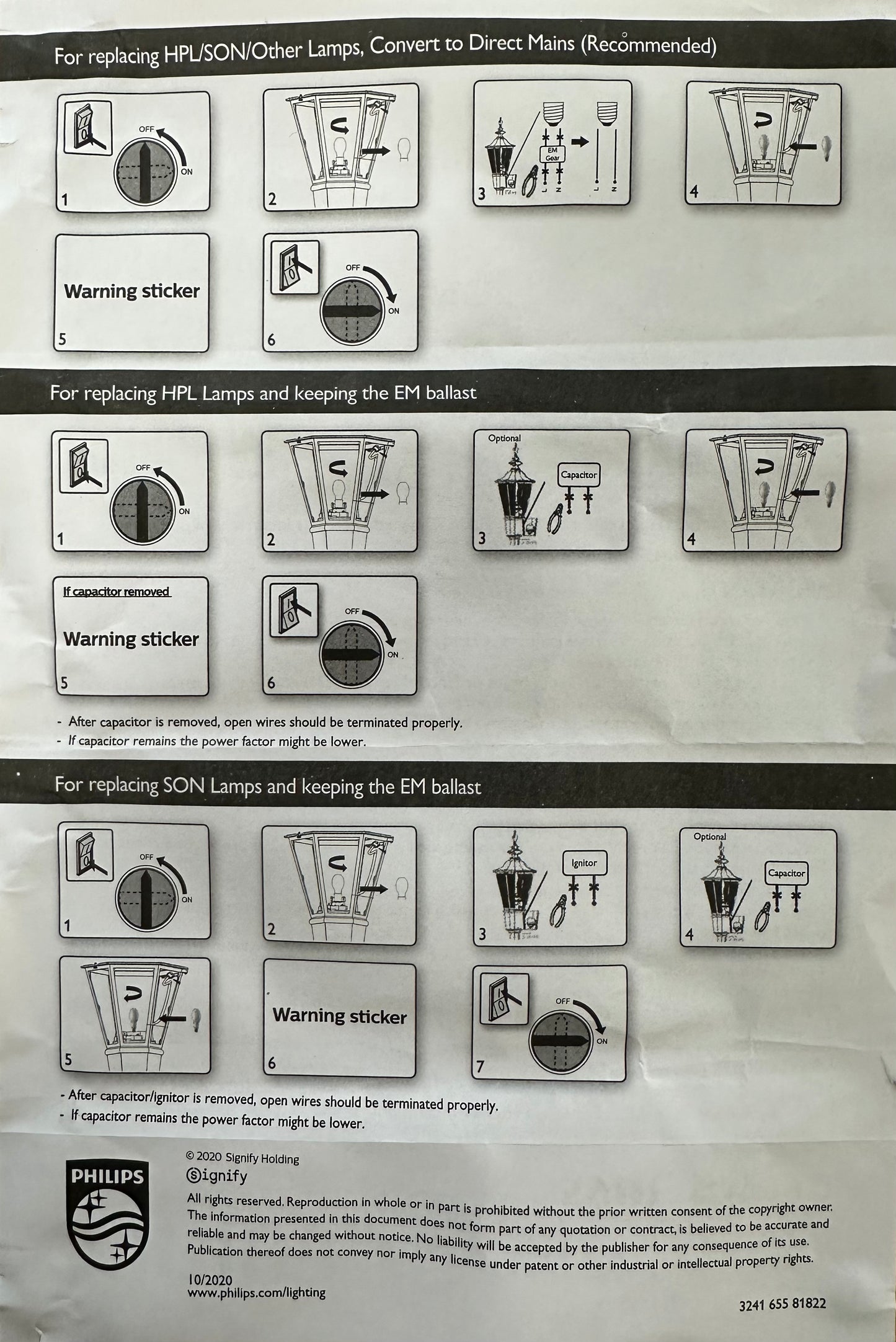 Philips TrueForce LED HPL 36W = 125W E27 HPL/SON/HPI Replacement Lamps