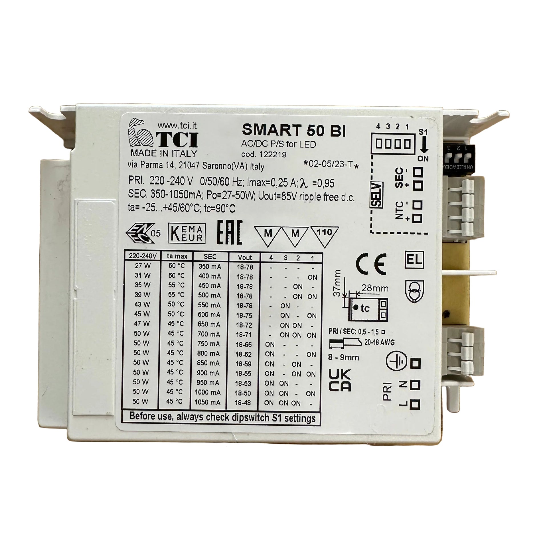 TCI 122219 SMART 50 BI - LED Retro
