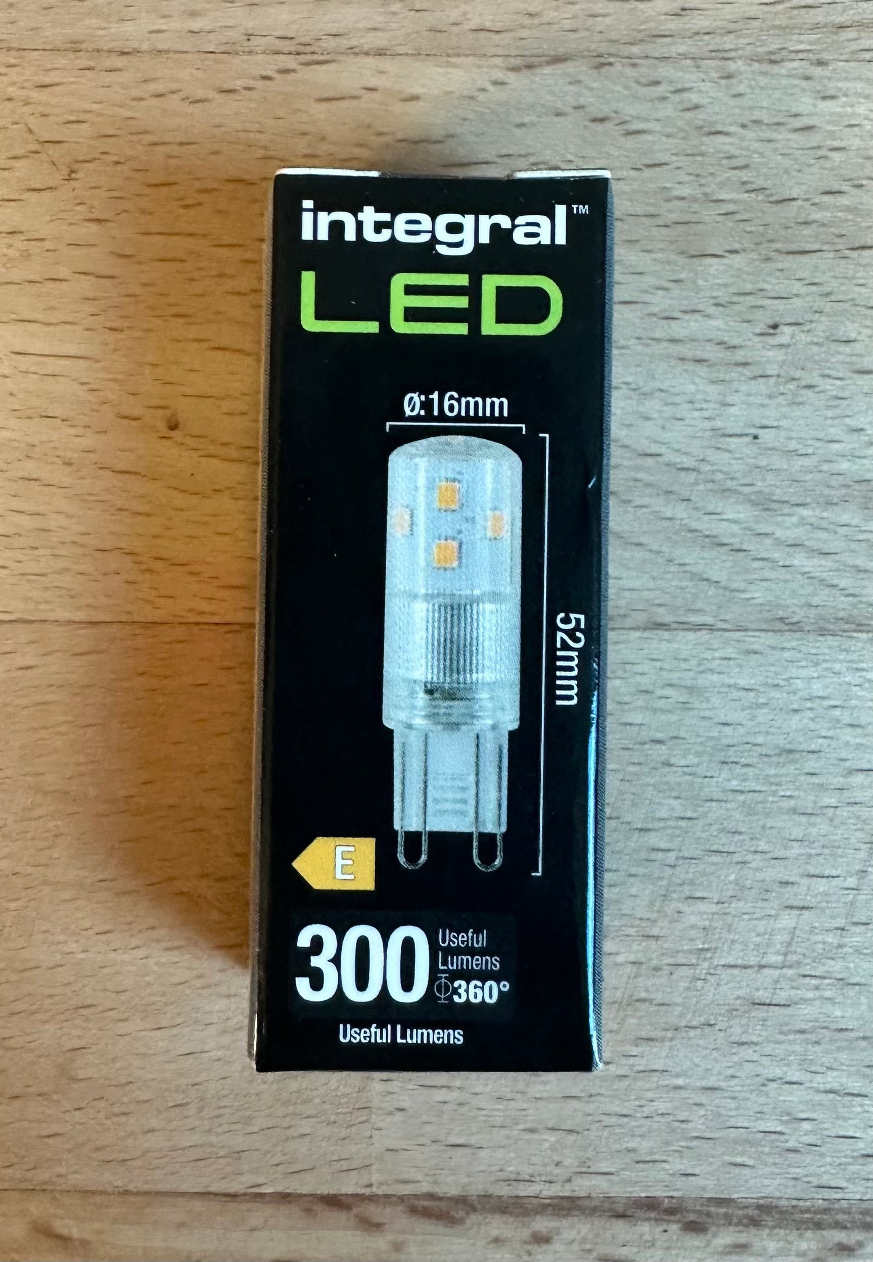 Integral G9 300lm 2.7W 2700K Dimmable LED Bulb - LED Retro
