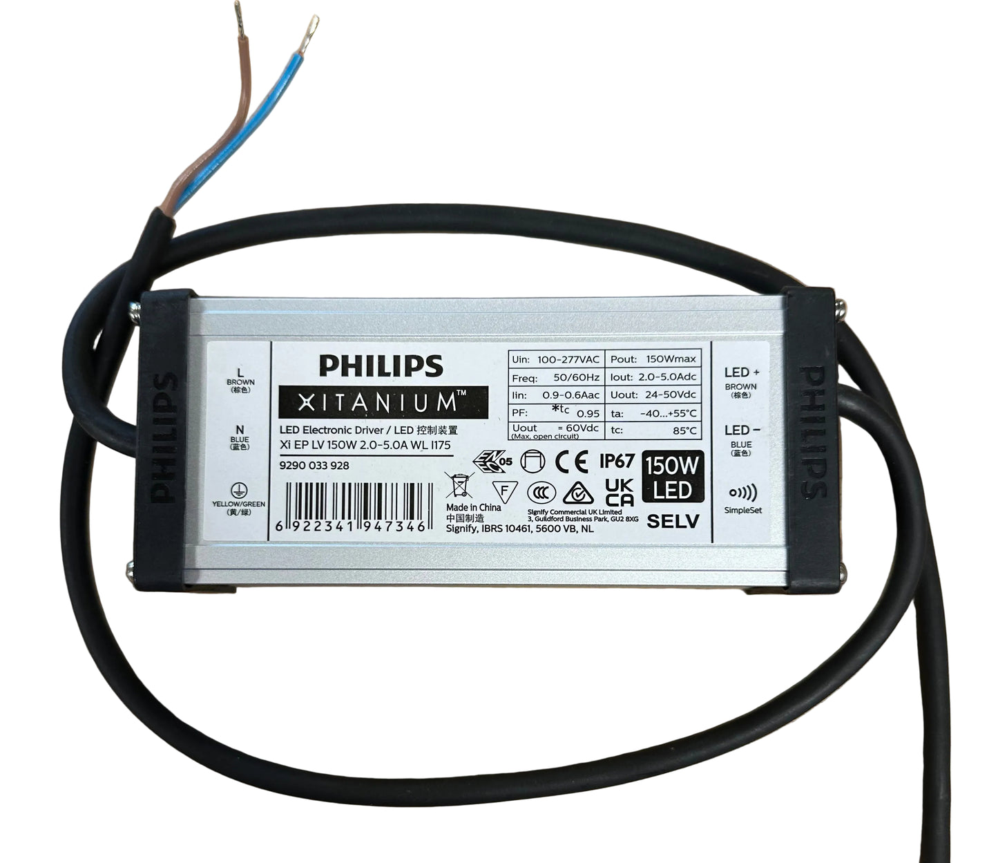Philips 929003392880 Xi EP LV 150W 2.0-5.0A WL I175 - LED Retro