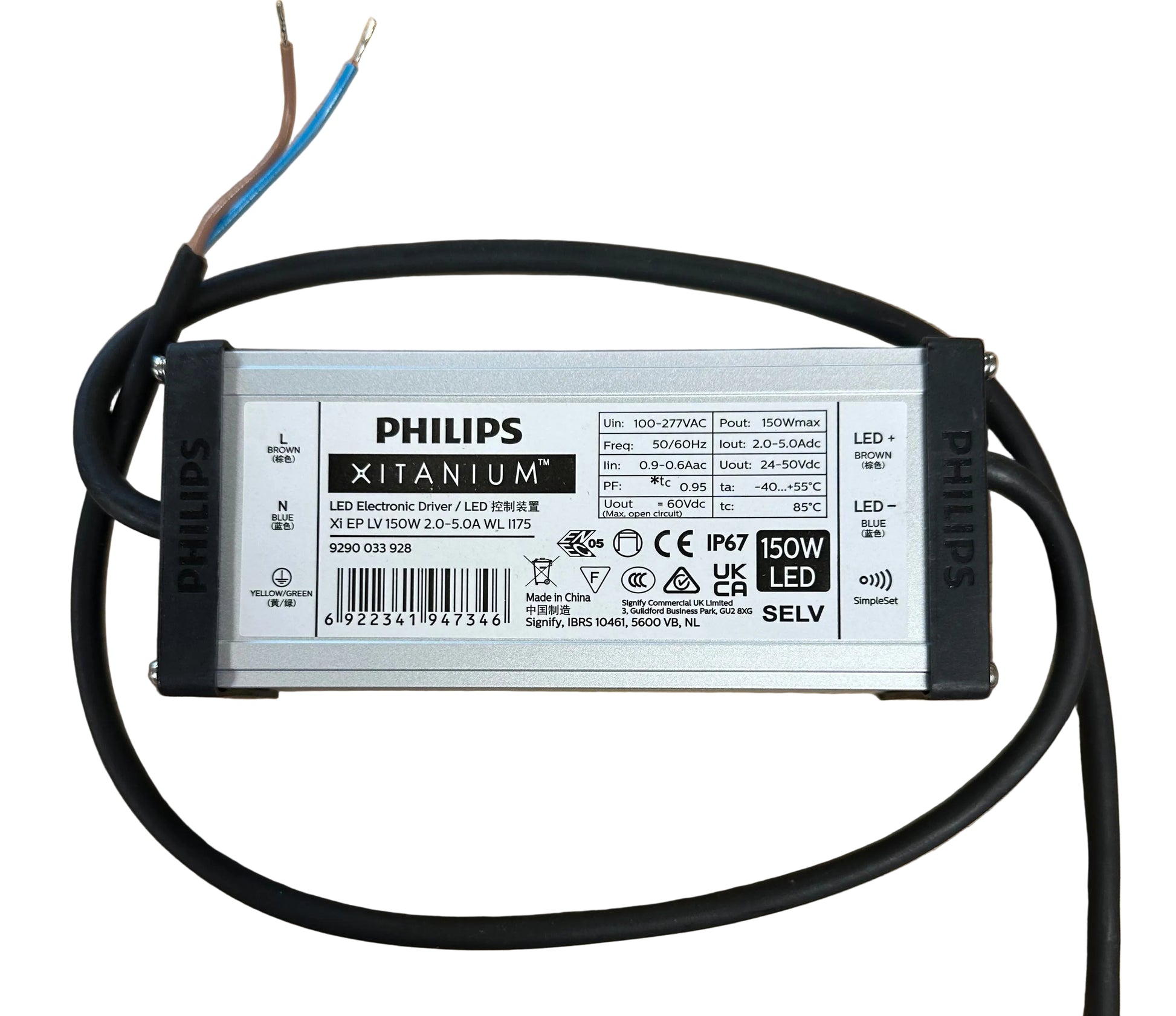 Philips 929003392880 Xi EP LV 150W 2.0-5.0A WL I175 - LED Retro