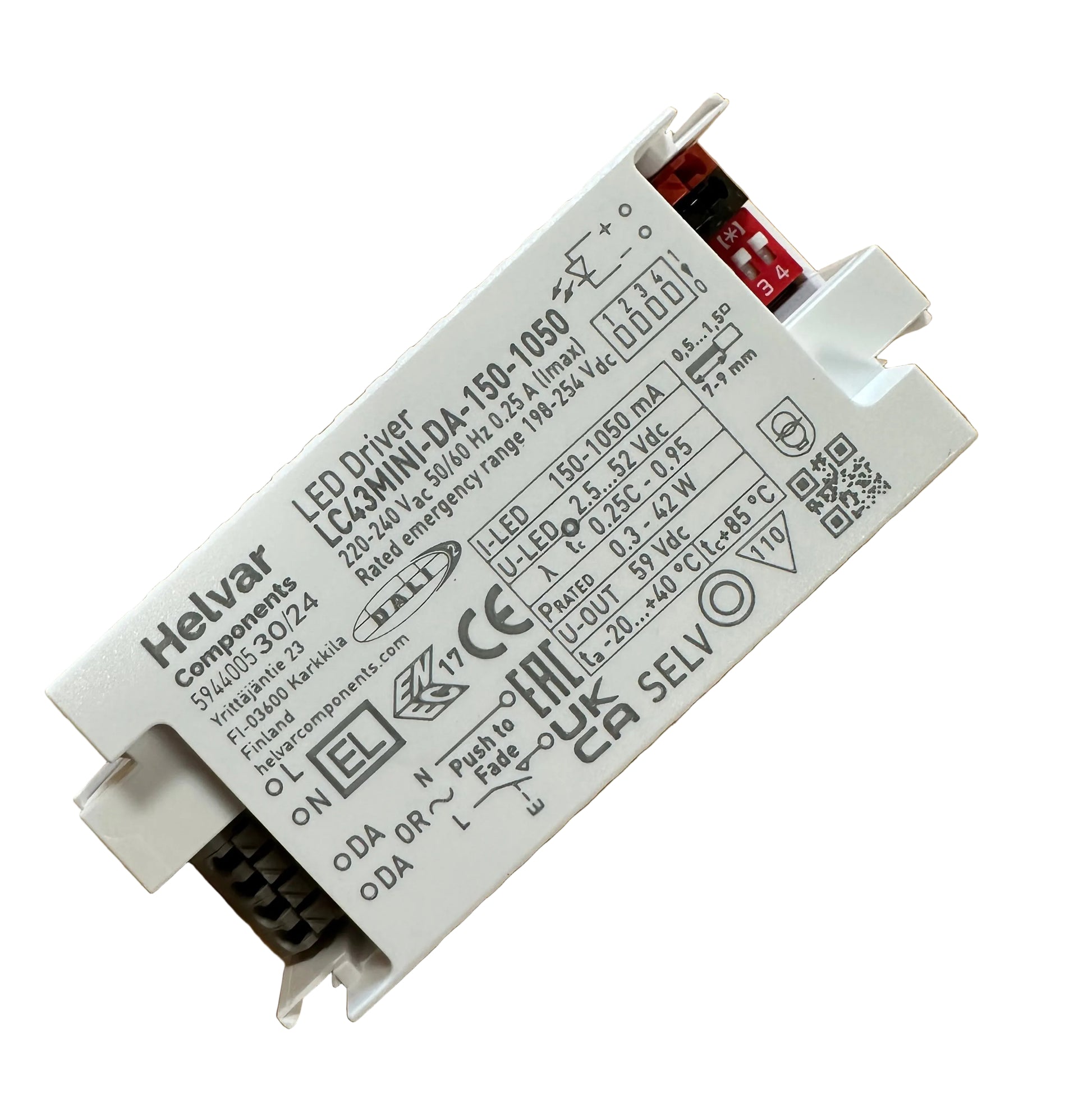 Helvar LC43MINI-DA-150-1050 - 5944095 DALI-2 LED Driver - LED Retro