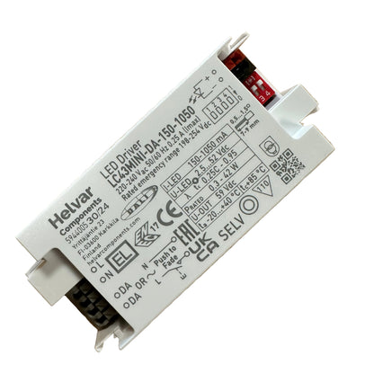 Helvar LC43MINI-DA-150-1050 - 5944095 DALI-2 LED Driver - LED Retro