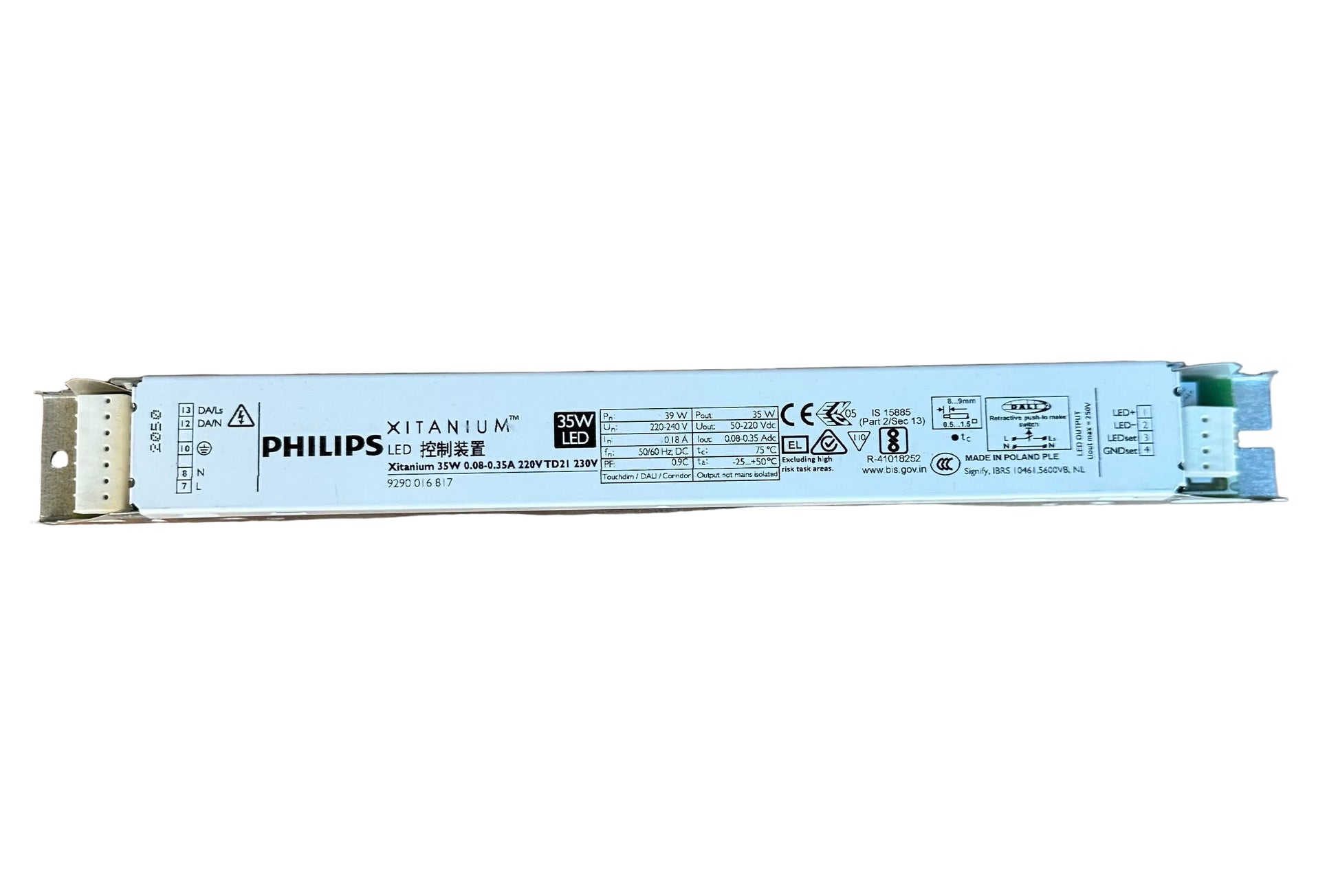 Philips 929001681706 XITANIUM 35W 0.08-0.35A 220V TD21 230V - LED Spares
