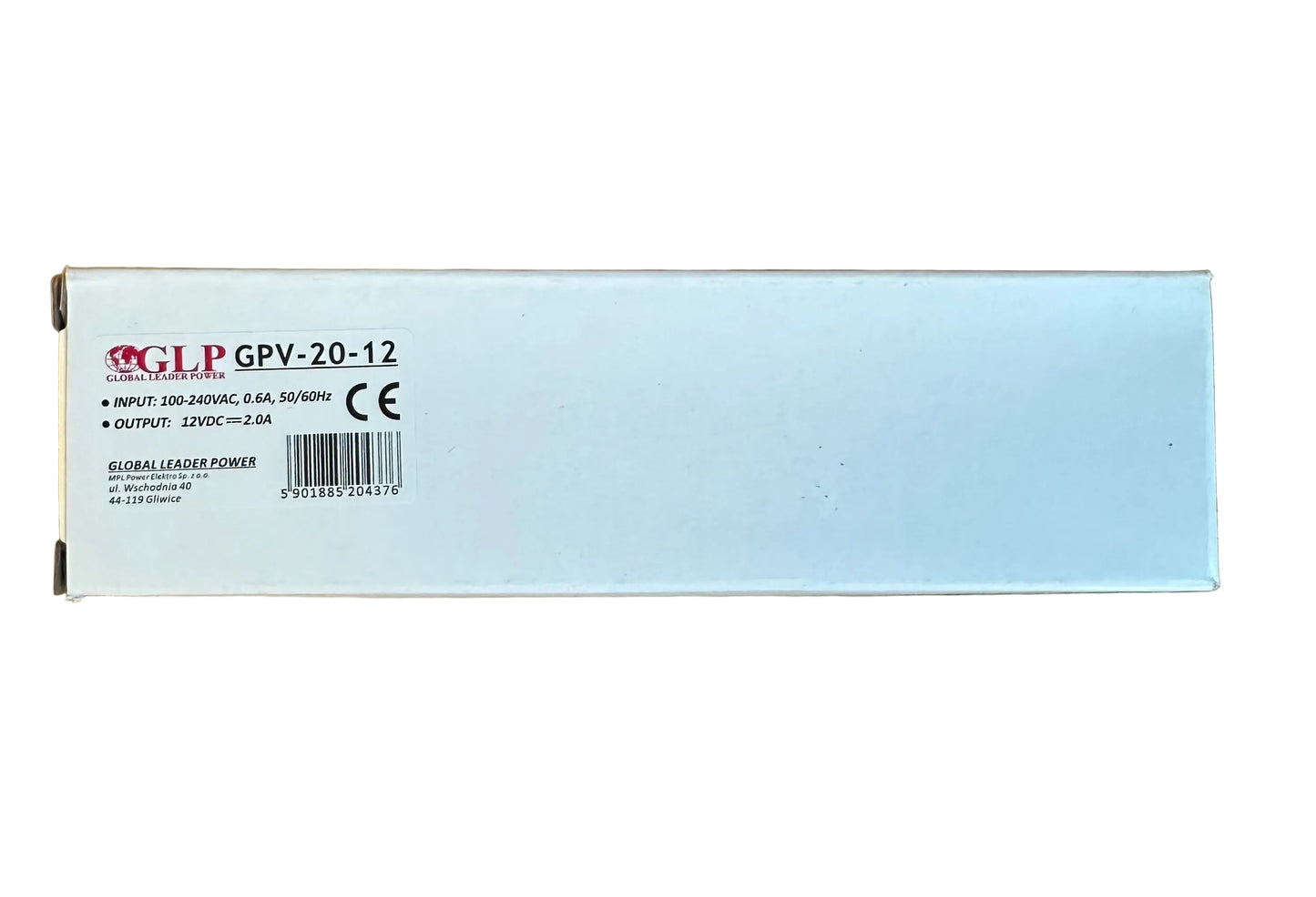 GLP GPV-20-12 24W 12V/2A IP67 LED Power Supply - LED Retro
