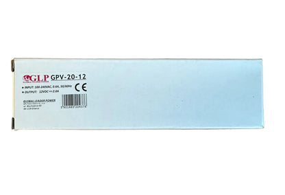 GLP GPV-20-12 24W 12V/2A IP67 LED Power Supply - LED Retro