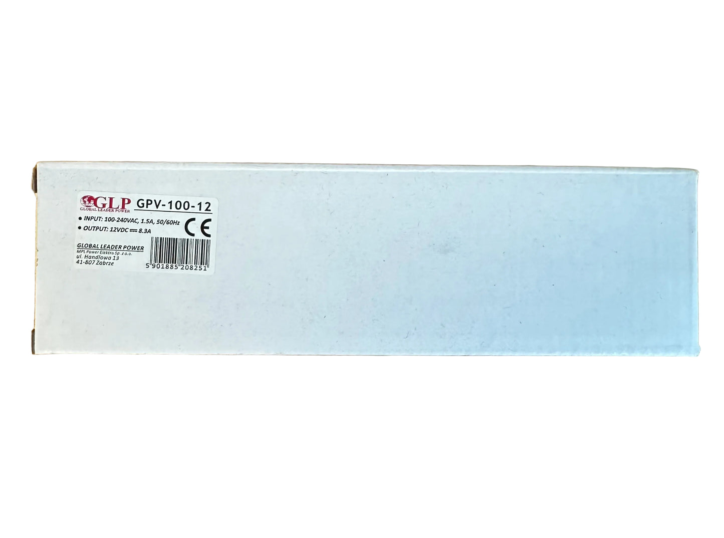 GLP GPV-100-12 99.6W 12V/8.3A CV IP67 LED Power Supply - LED Retro