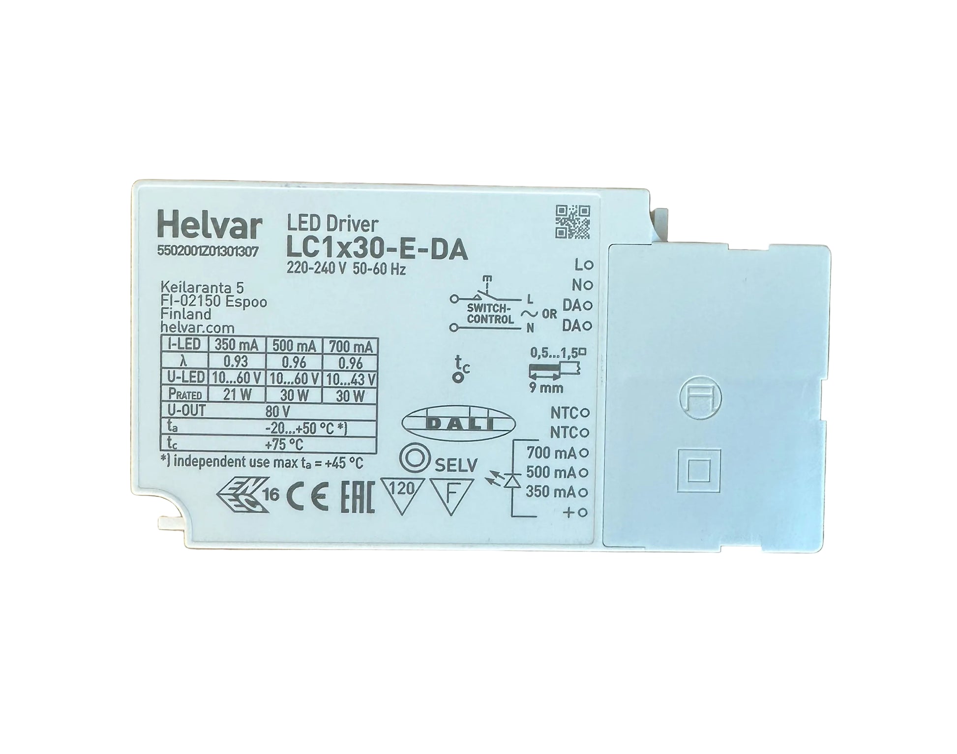 Helvar LC-SRA Strain Relief - LED Retro
