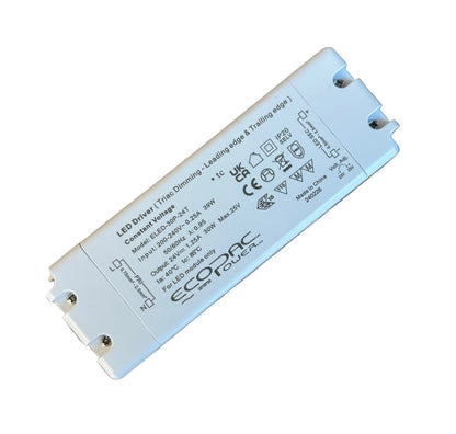 Ecopac ELED-30P-24T 30W 1.25A 24V Triac Dimmable LED Driver - LED Retro