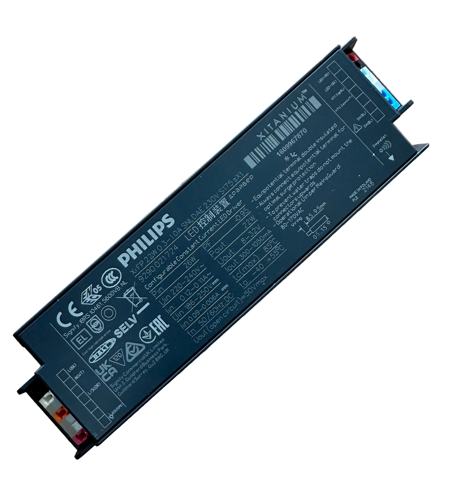 Philips 929002172406 Xi FP 22W 0.3-1.0A SNLDAE 230V S175 sXt -LED Retro
