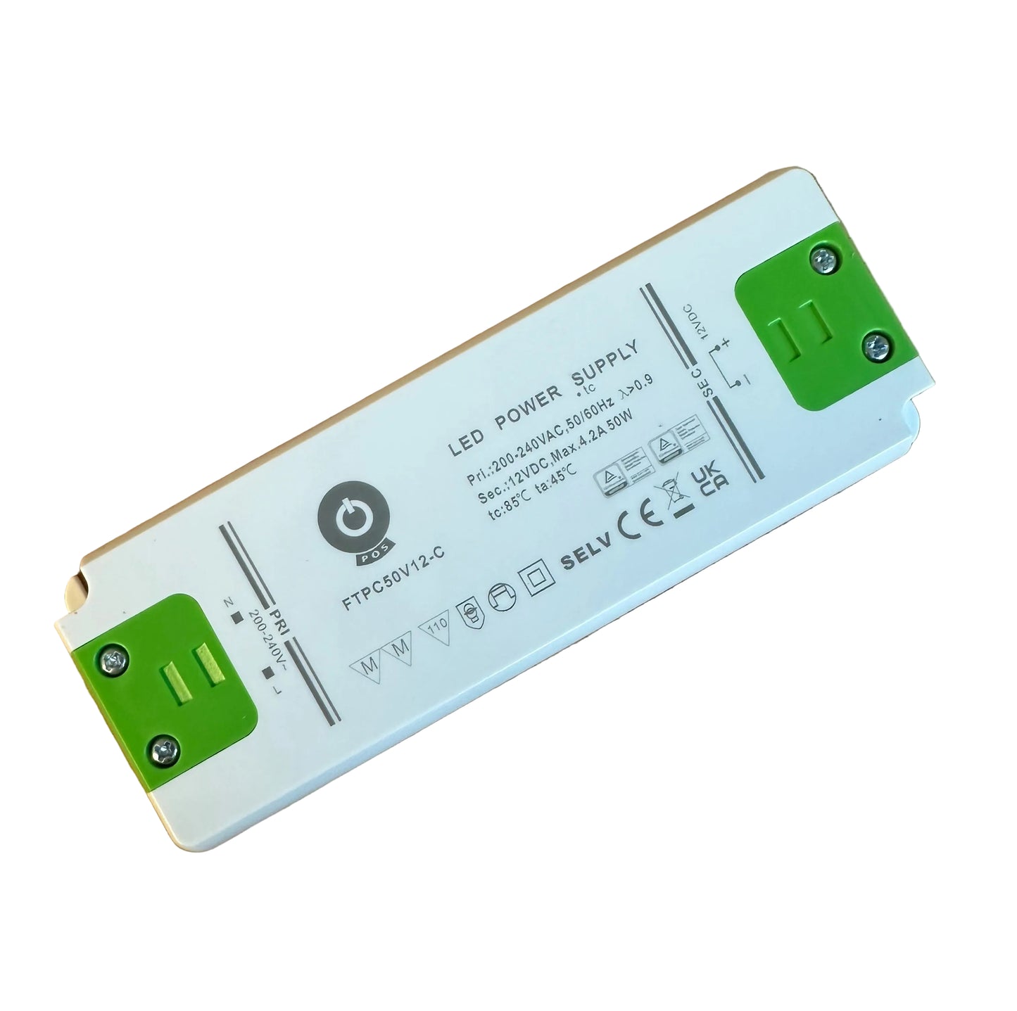 POS Power FTPC50V12-C 50W 12V/4.2A LED Power Supply - LED Retro