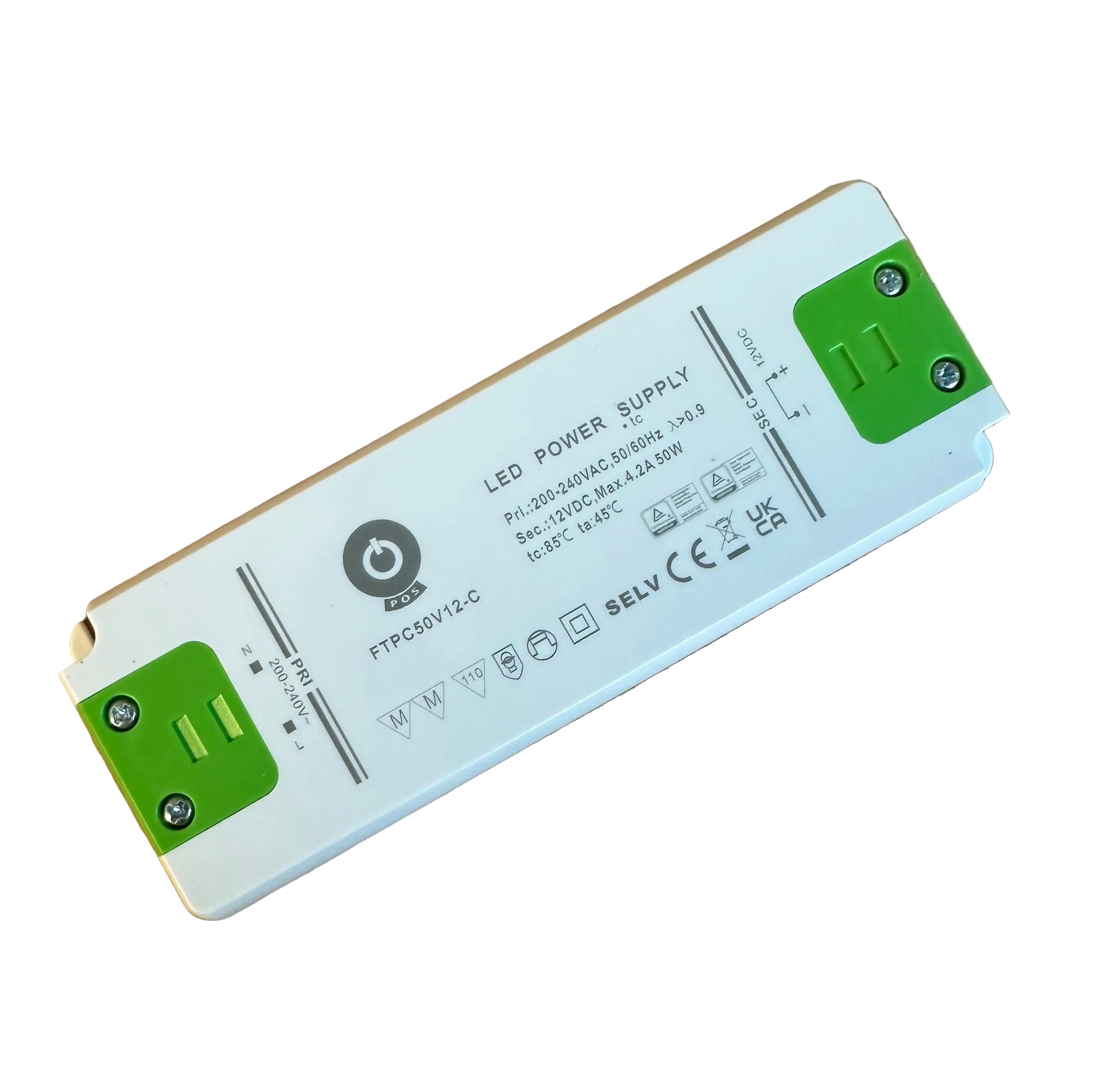 POS Power FTPC50V12-C 50W 12V/4.2A LED Power Supply - LED Retro