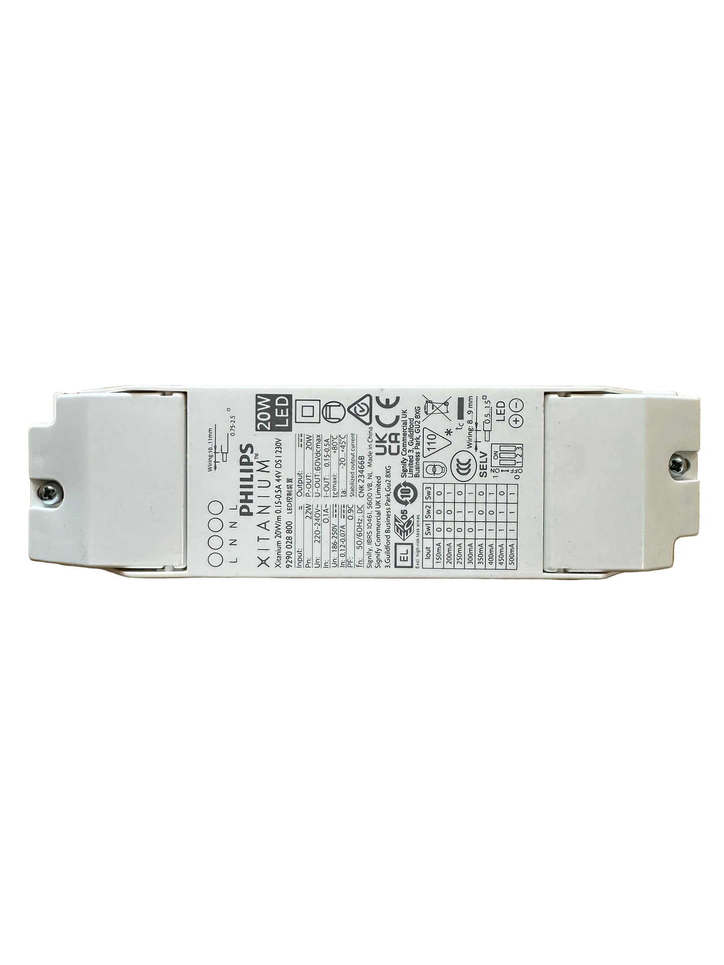 Philips 929002880006 Xitanium 20W/m 0.15-0.5A 44V DS I 230V - LED Retro
