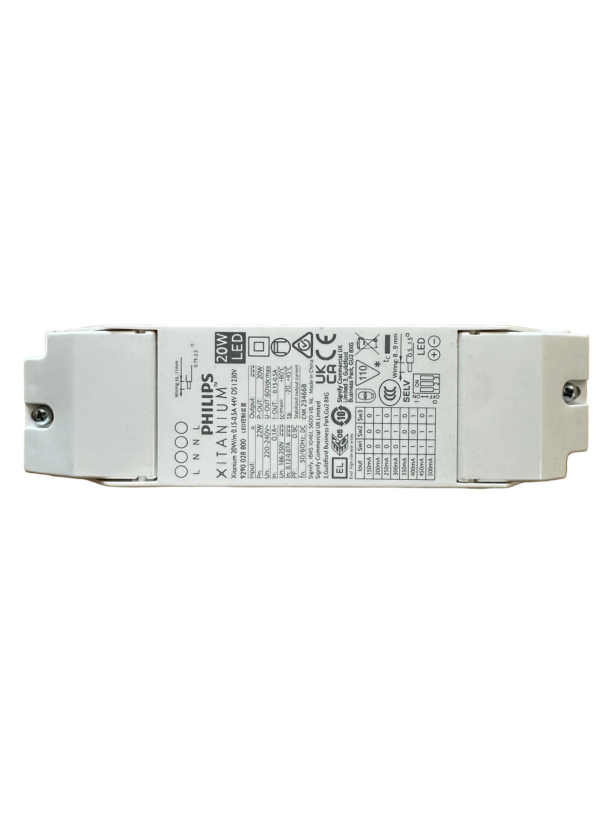 Philips 929002880006 Xitanium 20W/m 0.15-0.5A 44V DS I 230V - LED Retro