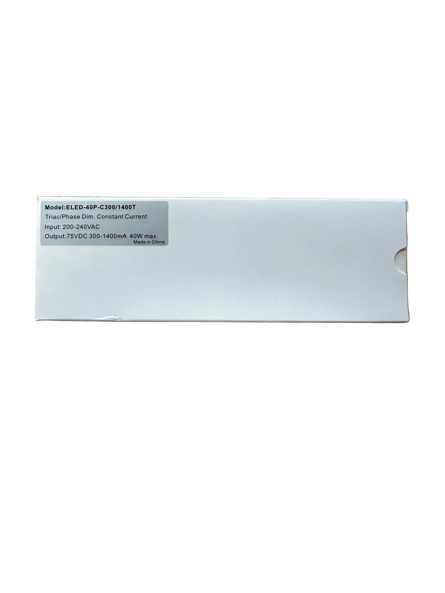 Ecopac ELED-40P-C300/1400T Triac Dimmable Selectable Current LED Driver - LED Spares