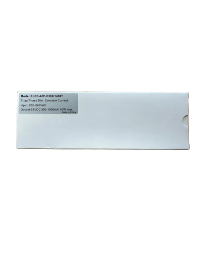 Ecopac ELED-40P-C300/1400T Triac Dimmable Selectable Current LED Driver - LED Spares