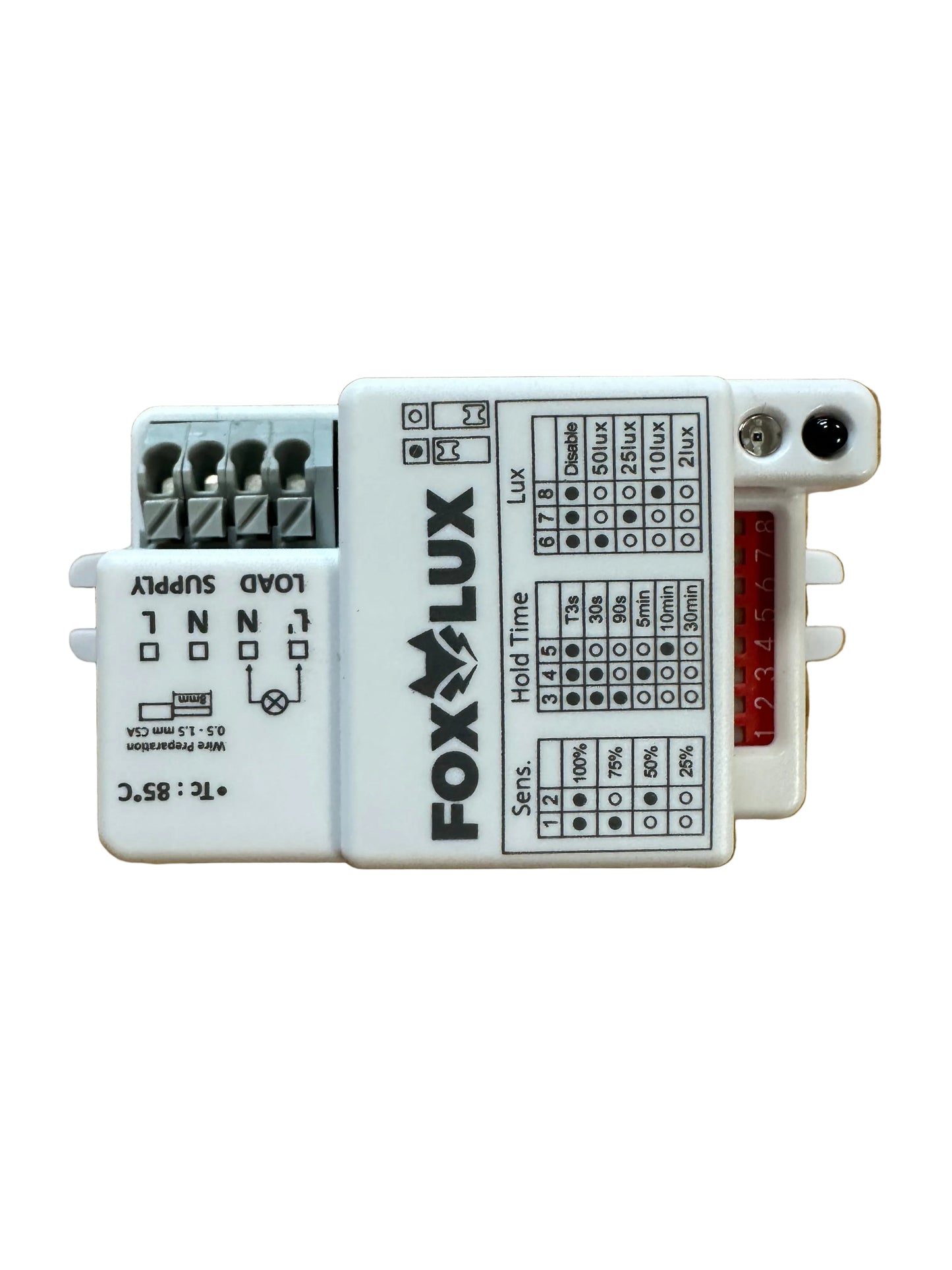 FOXLUX FXS01C-E Microwave Motion Sensor - LED Retro