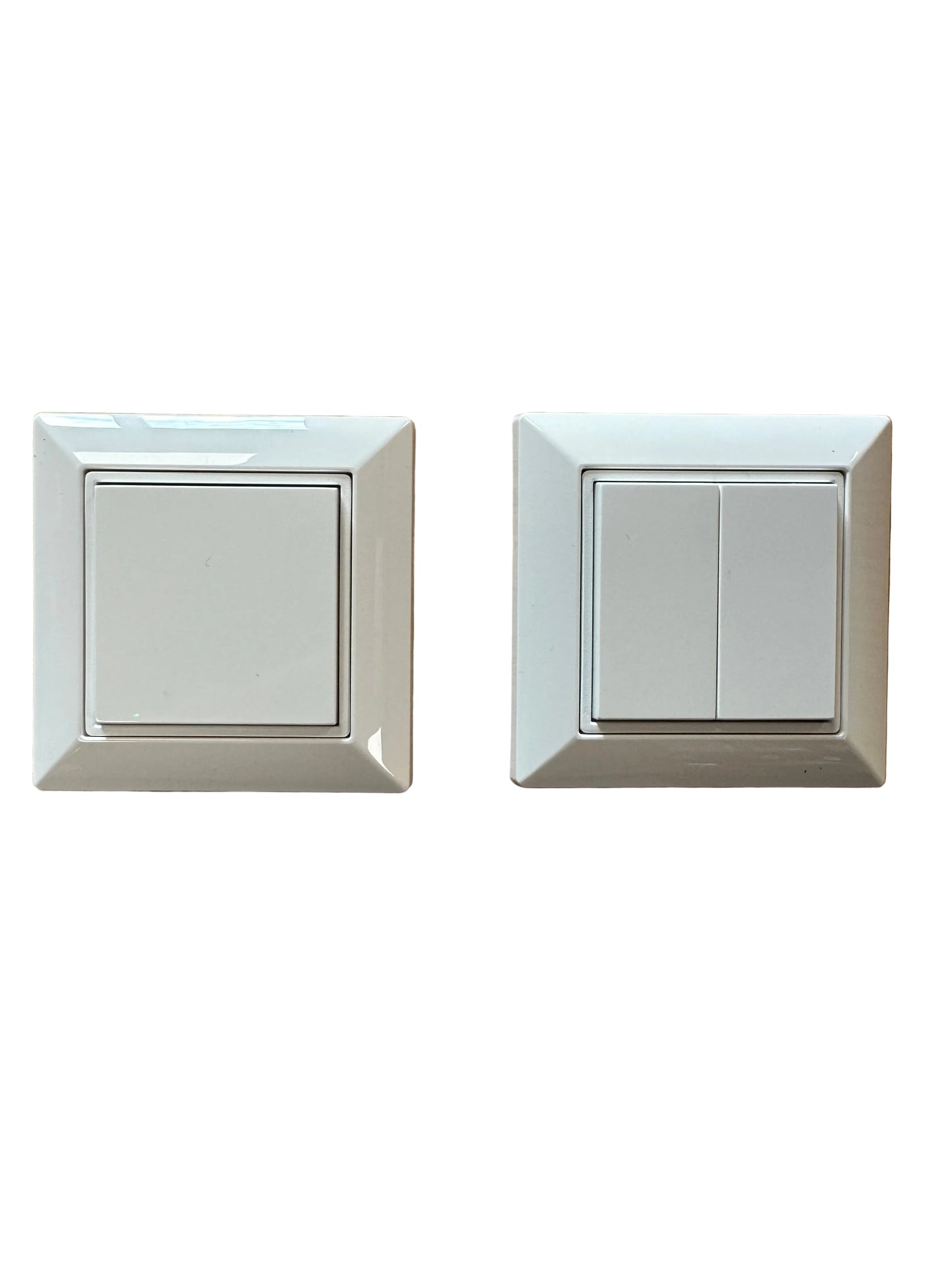 EnOcean Easyfit Self-Powered Single / Double Rocker Wall Switch E8221-A270 & A280 - Casambi - LED Retro