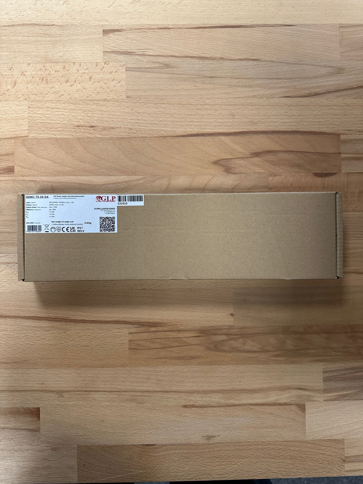 GEMC-75-24-DA 75W 24V 3.13A IP67 DALI2 - Push Dim Dimmable LED Driver - LED Retro