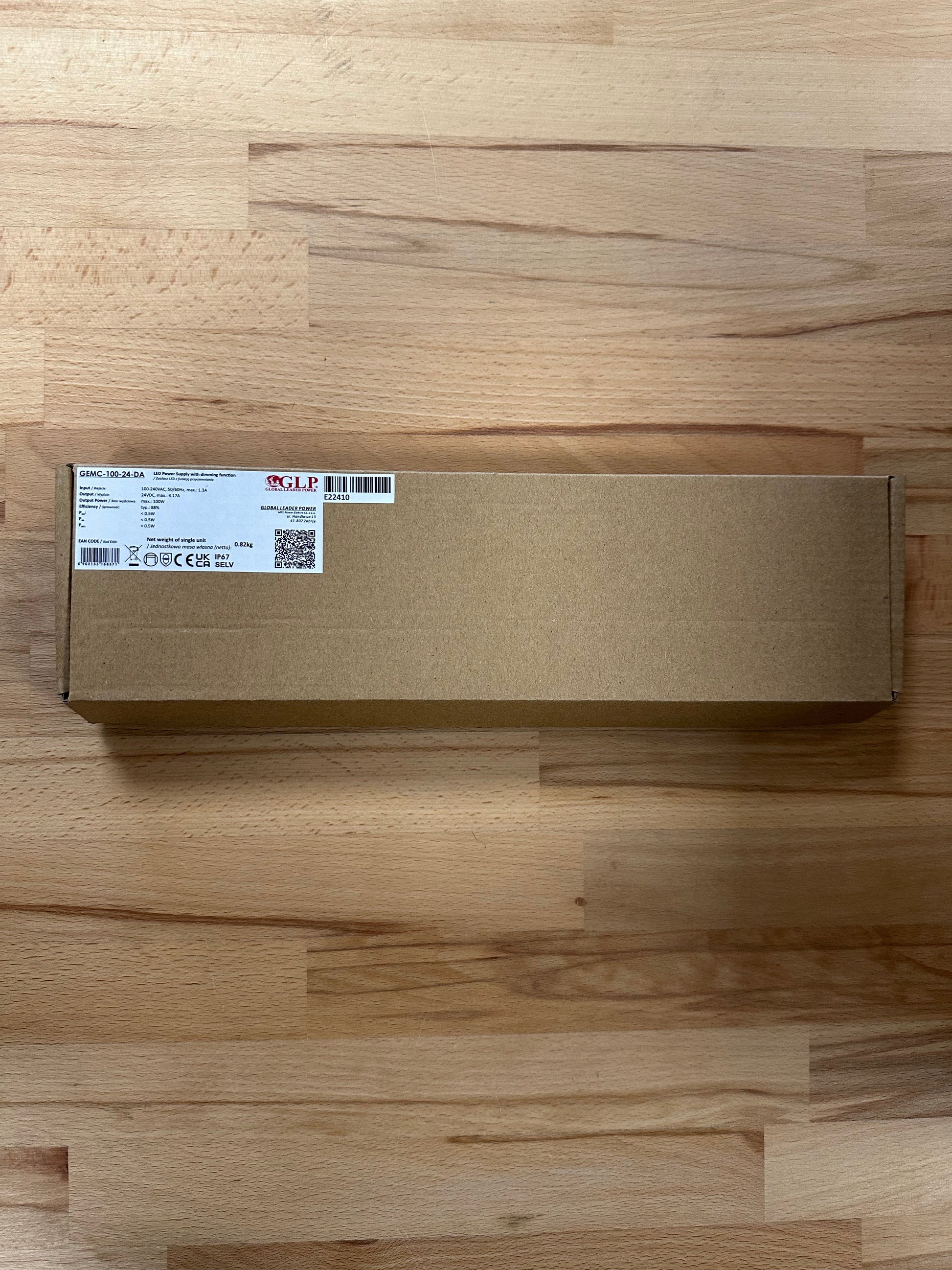GEMC-100-24-DA 100W 24V 4.17A IP67 DALI2 - Push Dim Dimmable LED Driver - LED Retro