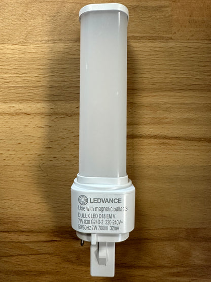 4058075823150 = DULUX LED D18 EM & AC MAINS VALUE 7W 840 G24d-2 770lm - LED Retro