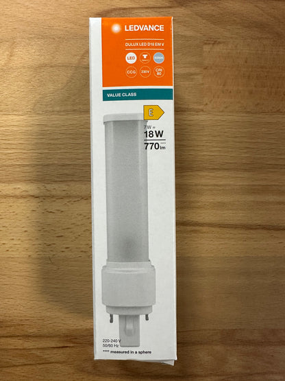 4058075823136 = DULUX LED D18 EM & AC MAINS VALUE 7W 830 G24d-2 700lm - LED Retro