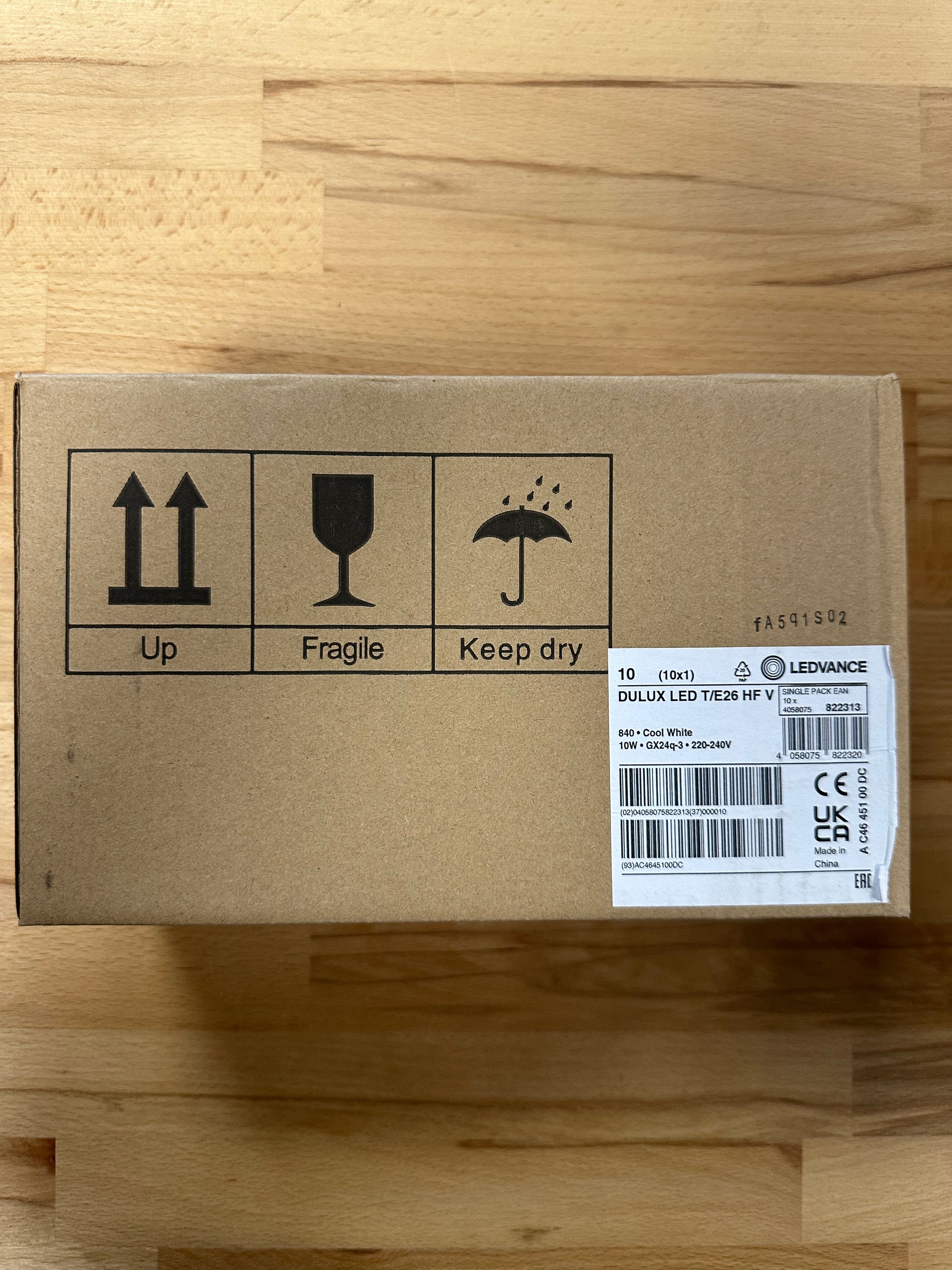 4058075822313 = DULUX LED T/E26 HF & AC MAINS VALUE 10W 840 GX24Q-3 1100lm - LED Retro