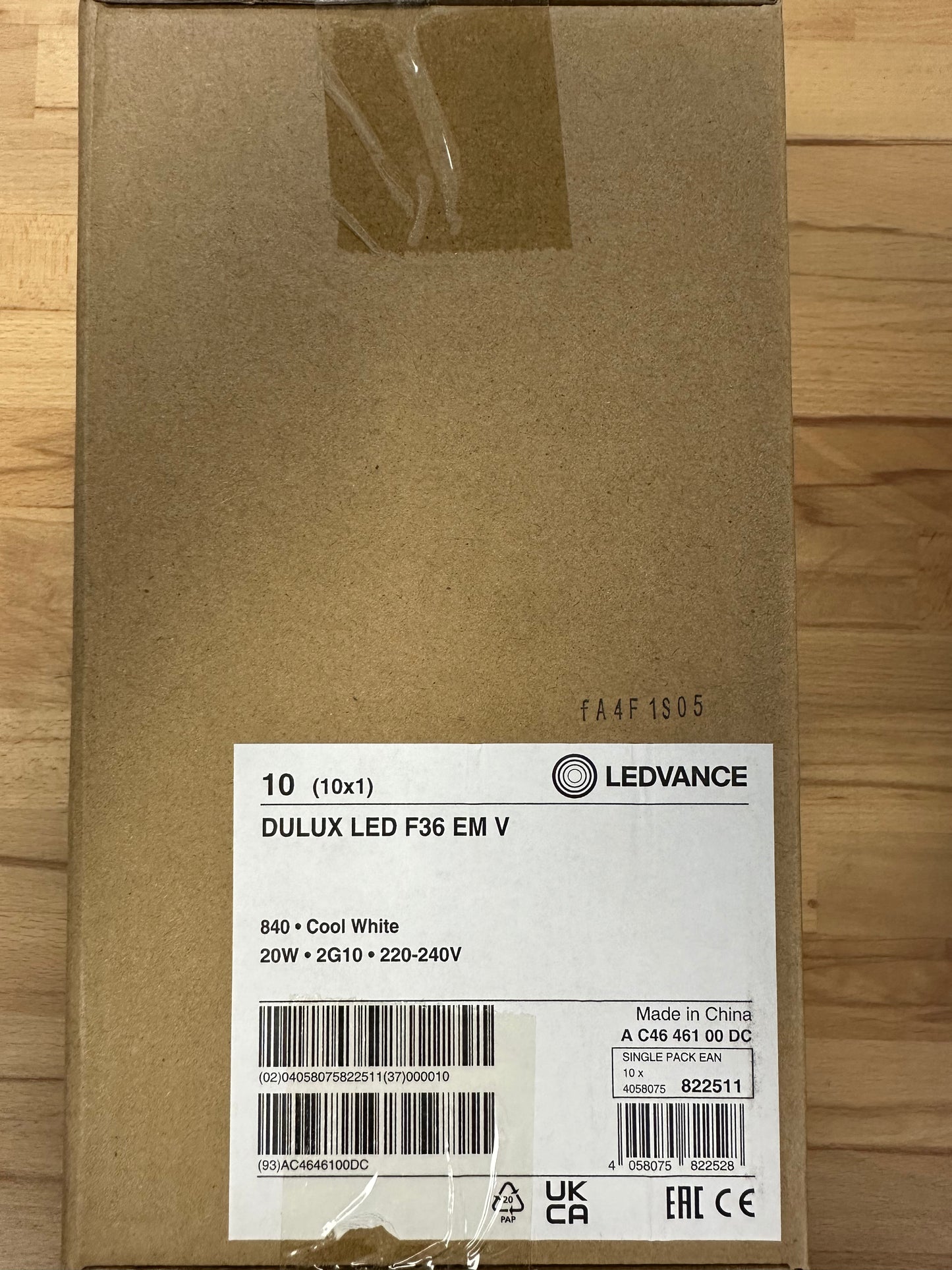 4058075822511 = DULUX LED F36 EM & AC MAINS VALUE 20W 840 2G10 - 2500lm - LED Retro