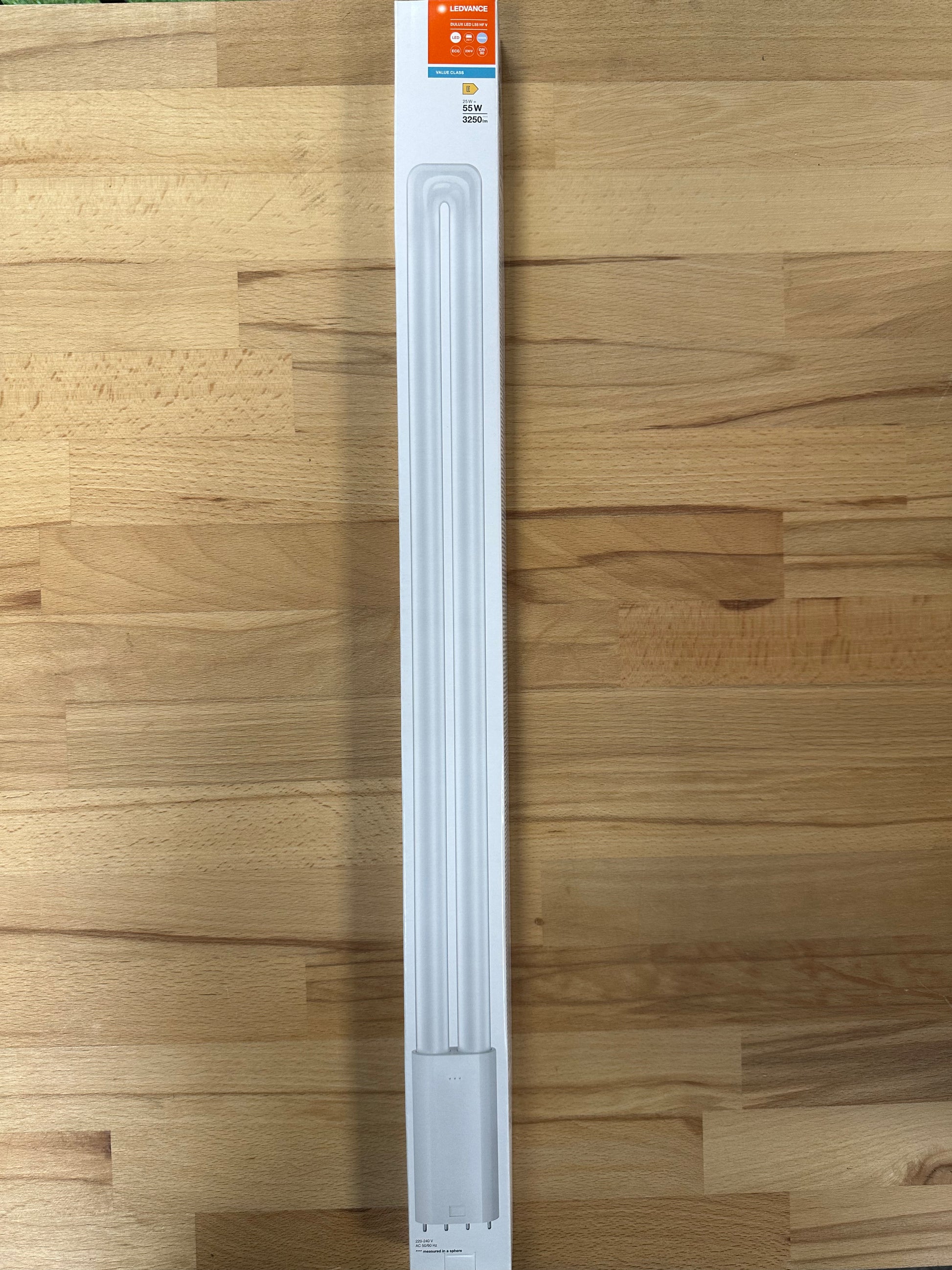 4058075822191 = DULUX LED L55 HF & AC MAINS VALUE 25W 840 2G11 - 3250lm - LED Retro