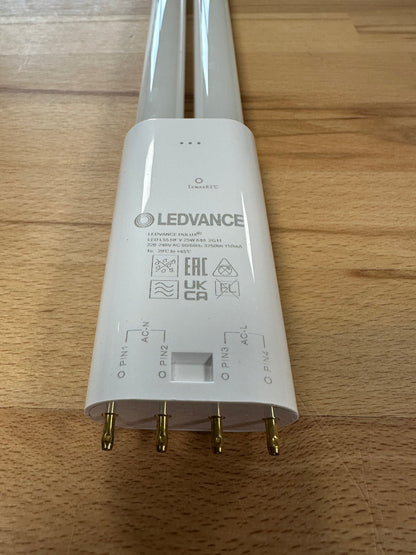 4058075822191 = DULUX LED L55 HF & AC MAINS VALUE 25W 840 2G11 - 3250lm - LED Retro