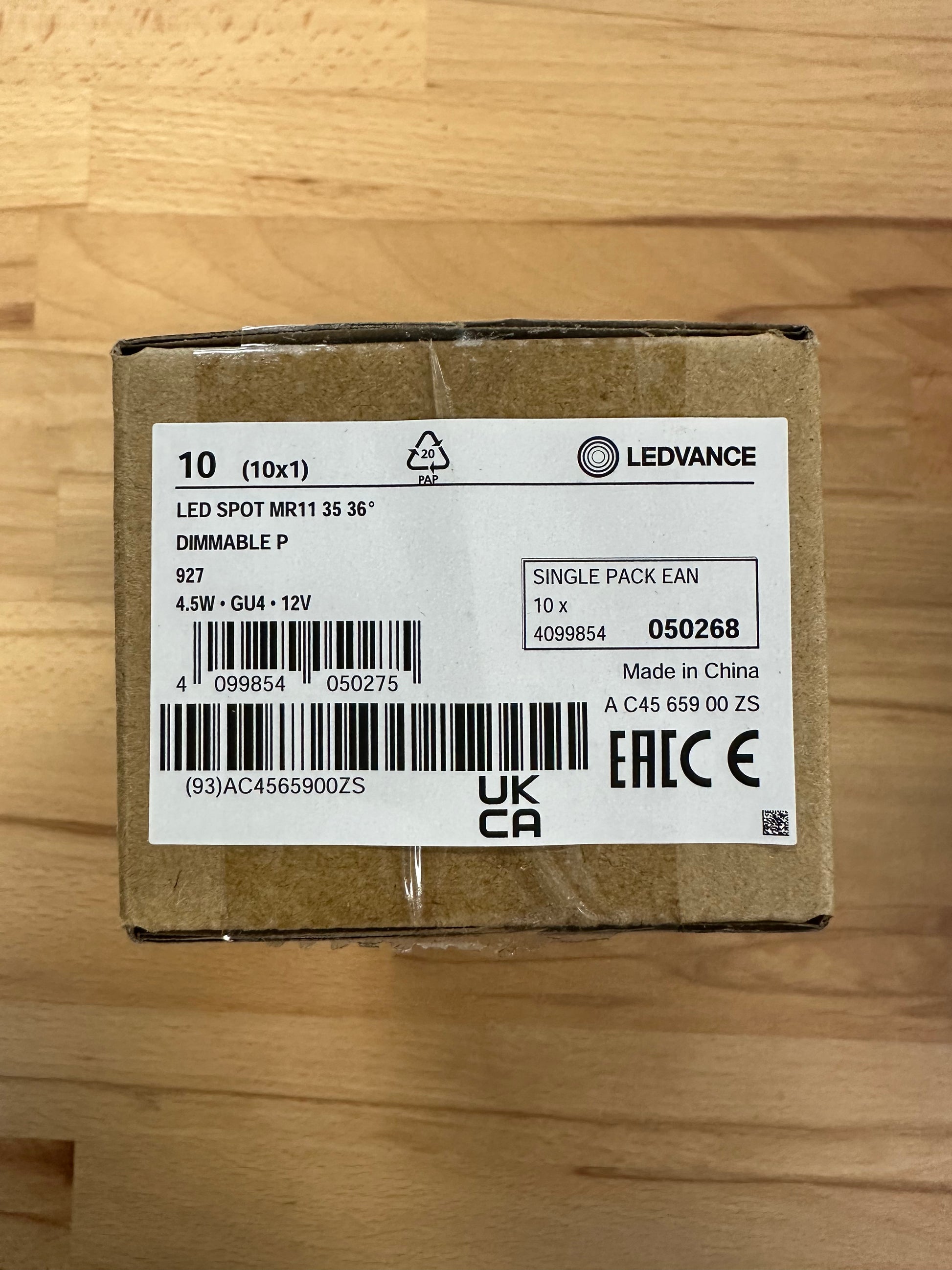 Ledvance Peformance Dimmable LED MR11 35 36° P 4.5W 927 Extra Warm White GU4 - Replaces 35W - LED Retro