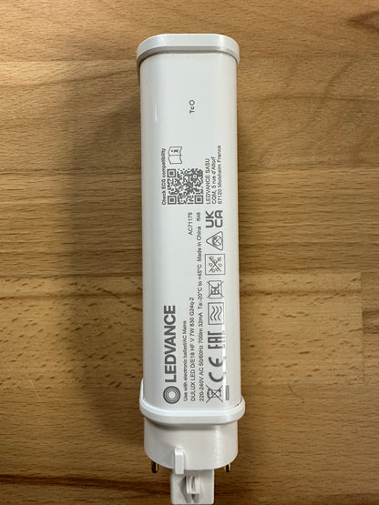 4058075821972 = DULUX LED D/E18 HF & AC MAINS VALUE 7W 830 G24Q-2 700lm - LED Retro